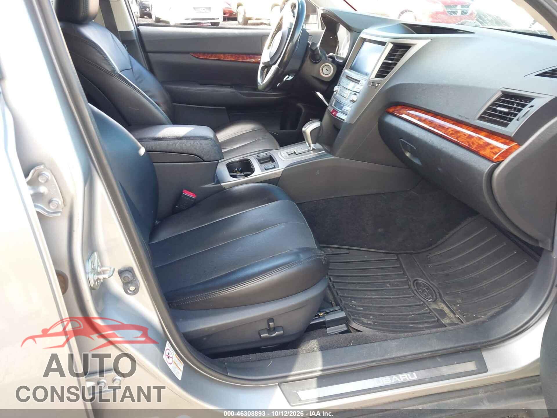 SUBARU OUTBACK 2011 - 4S4BRBLC9B3332211
