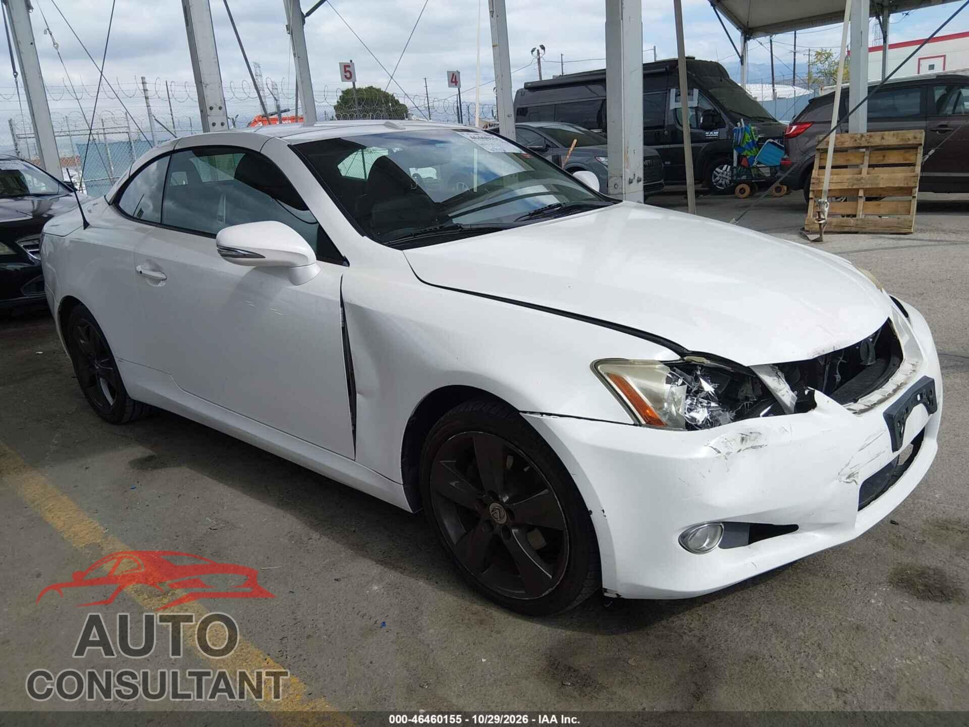 LEXUS IS 250C 2010 - JTHFF2C23A2500904