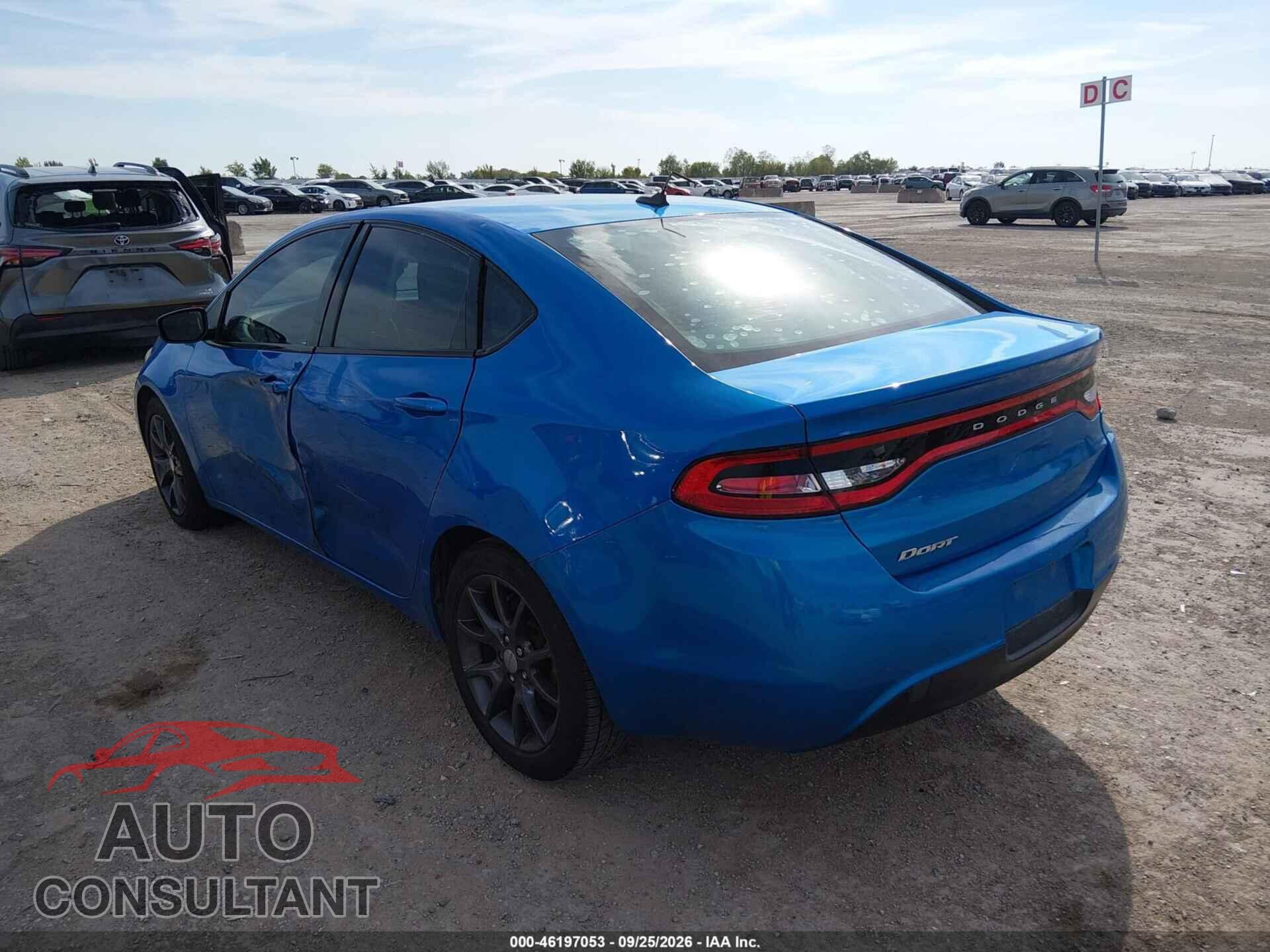 DODGE DART 2015 - 1C3CDFAA7FD433719