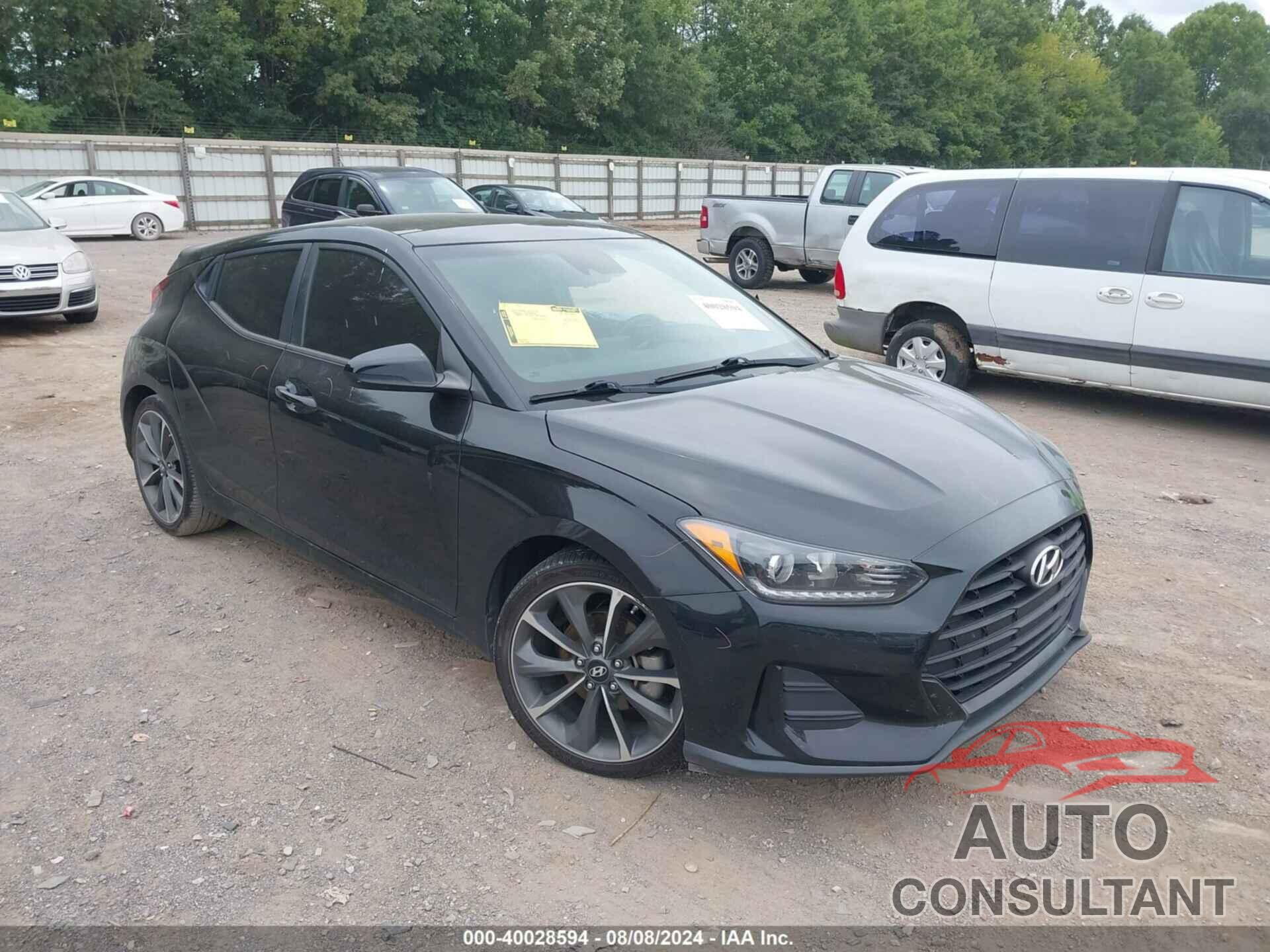 HYUNDAI VELOSTER 2019 - KMHTG6AF1KU004838