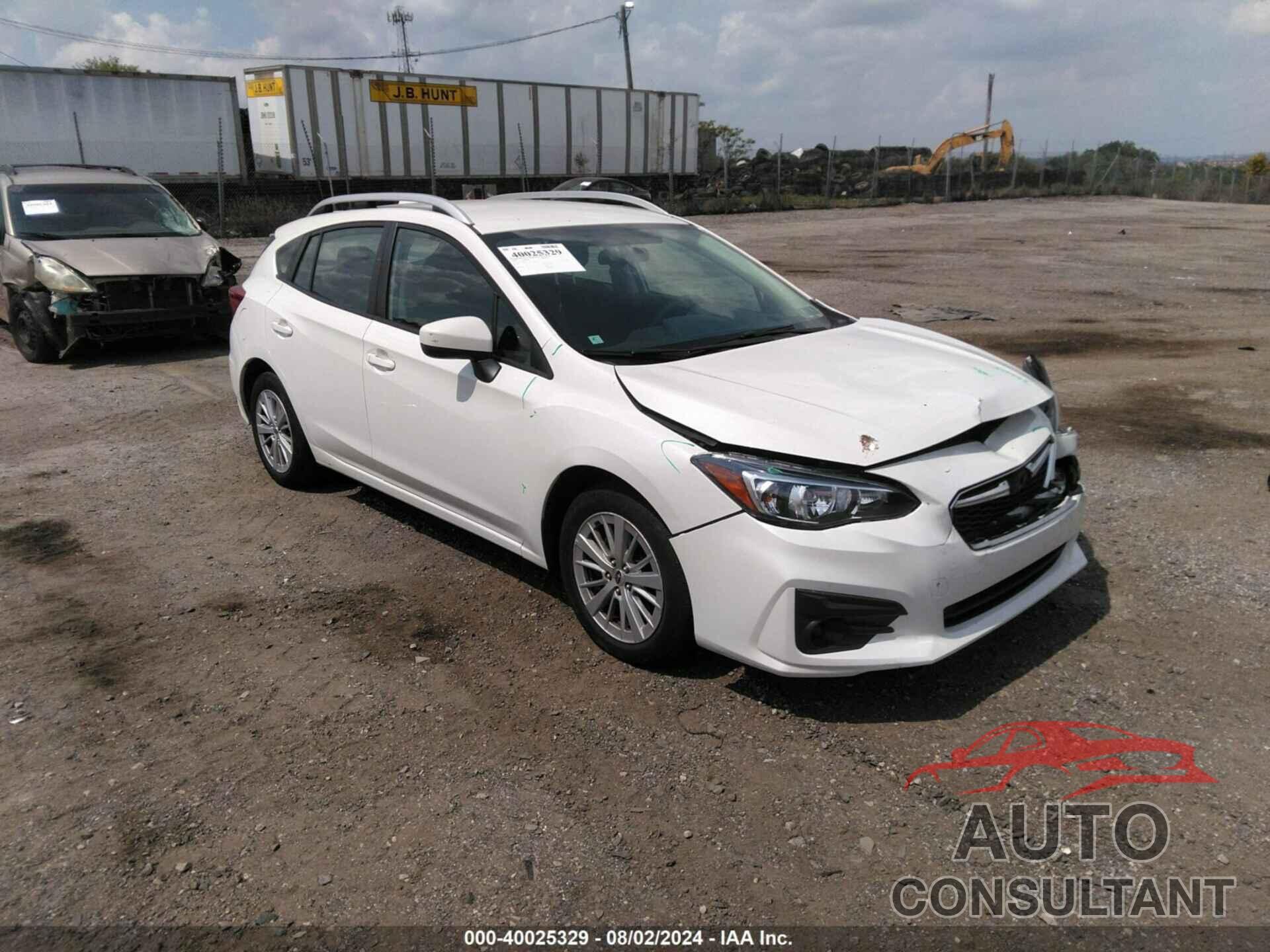 SUBARU IMPREZA 2018 - 4S3GTAB68J3741851