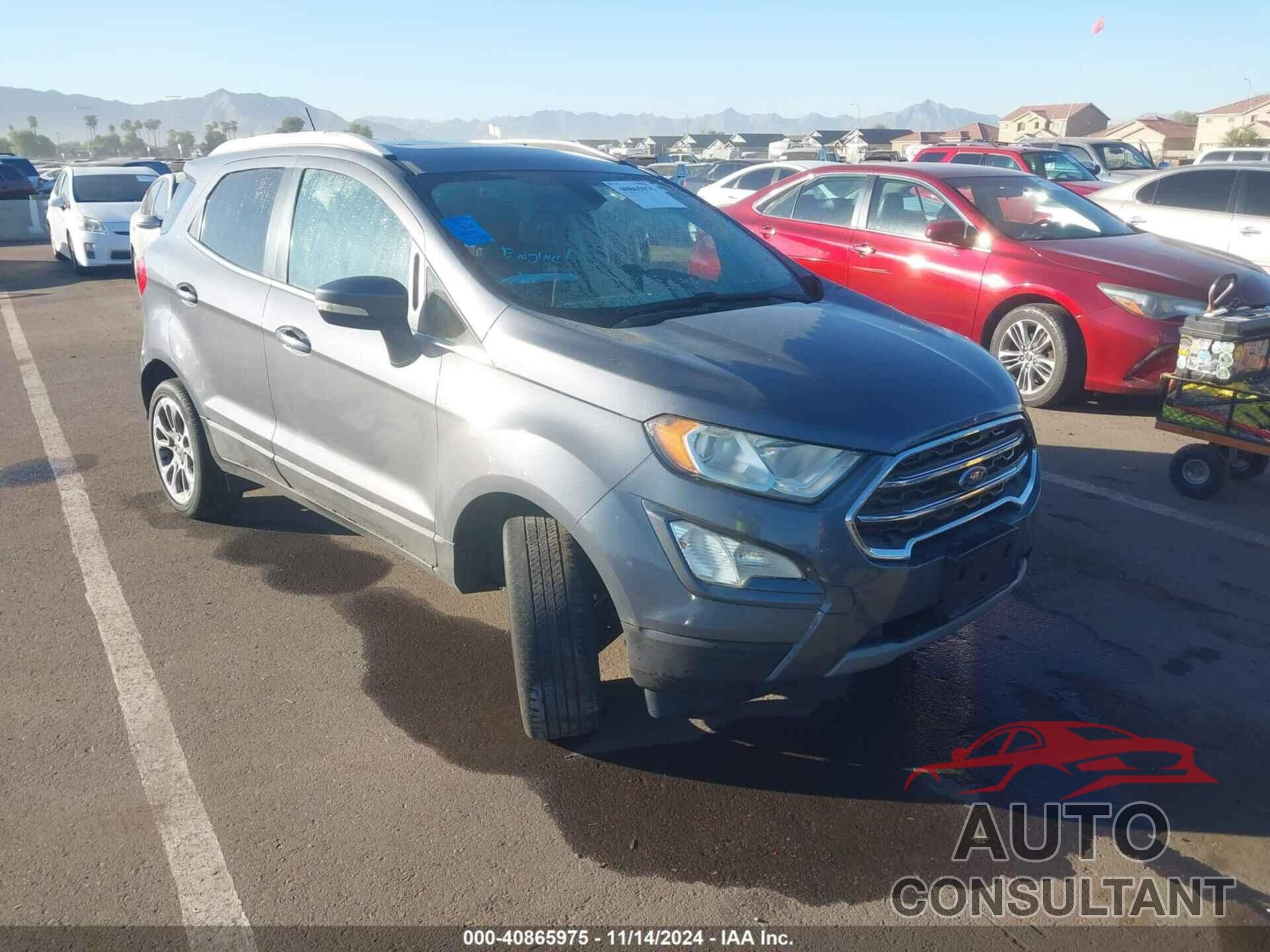 FORD ECOSPORT 2018 - MAJ3P1VE6JC203385