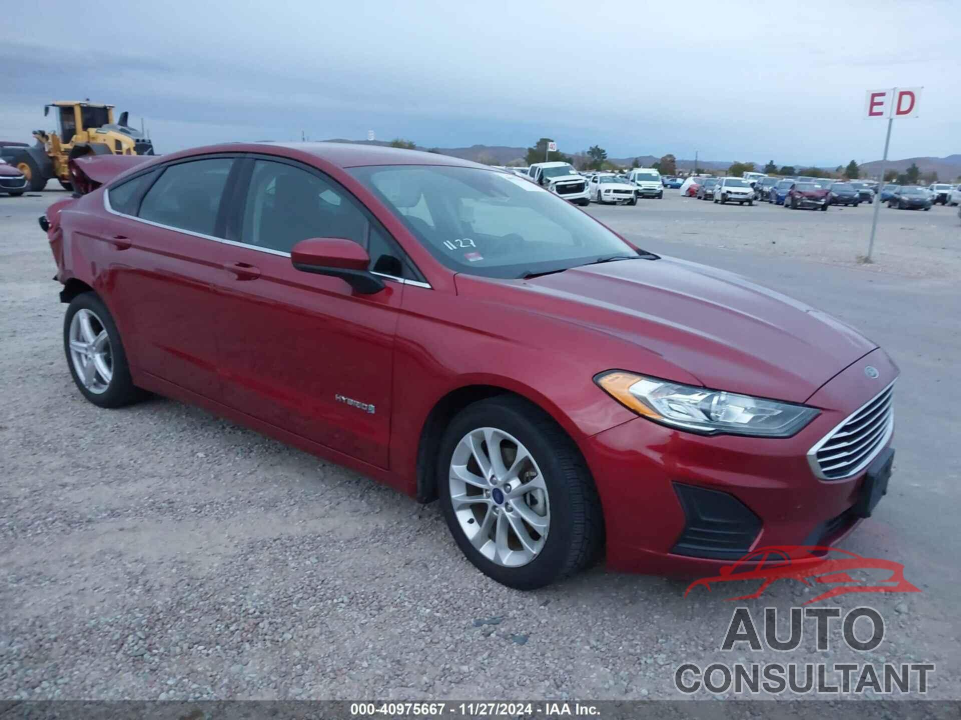 FORD FUSION HYBRID 2019 - 3FA6P0LU9KR210870