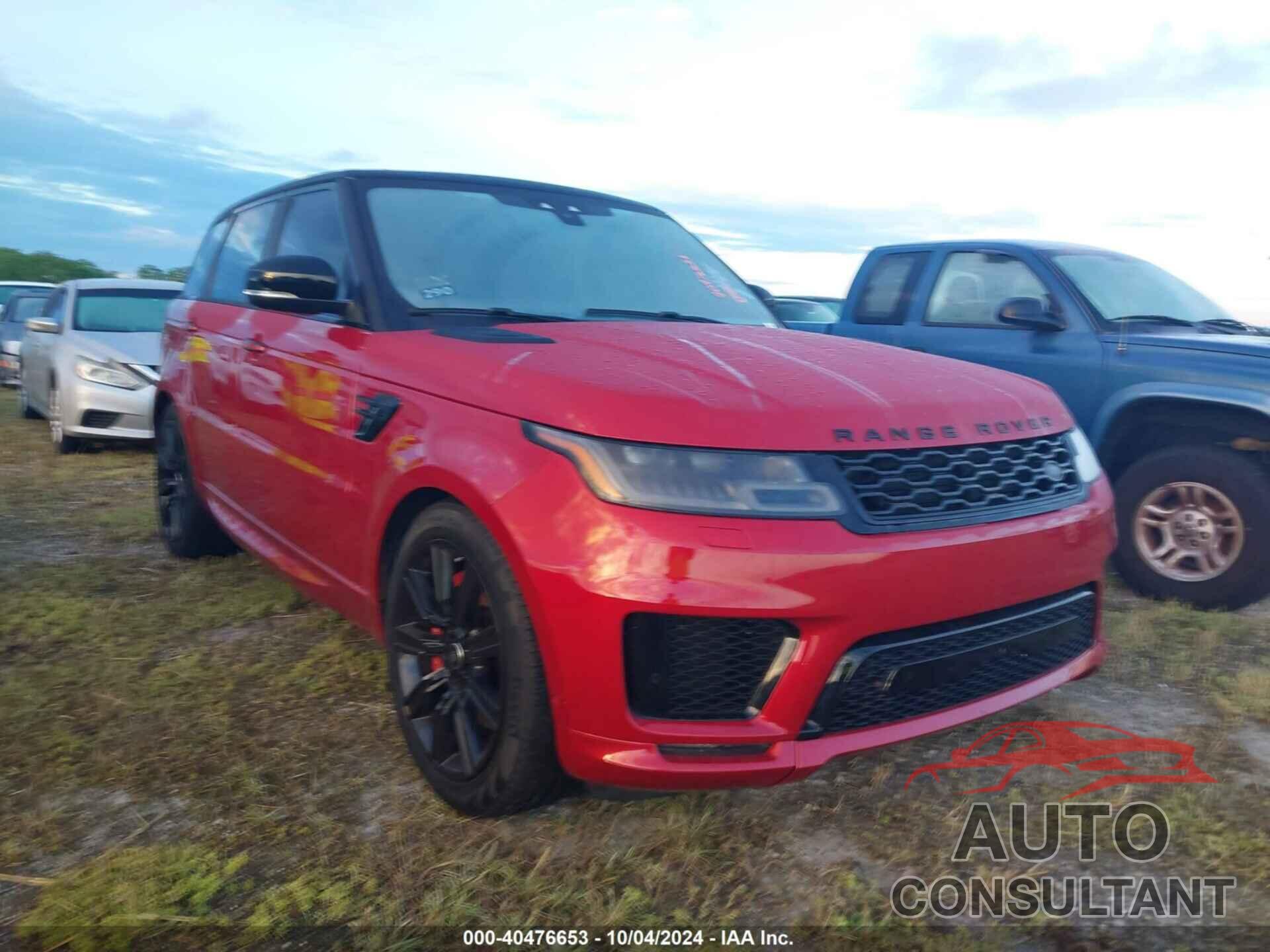 LAND ROVER RANGE ROVER SPORT 2019 - SALWS2SU6KA867876