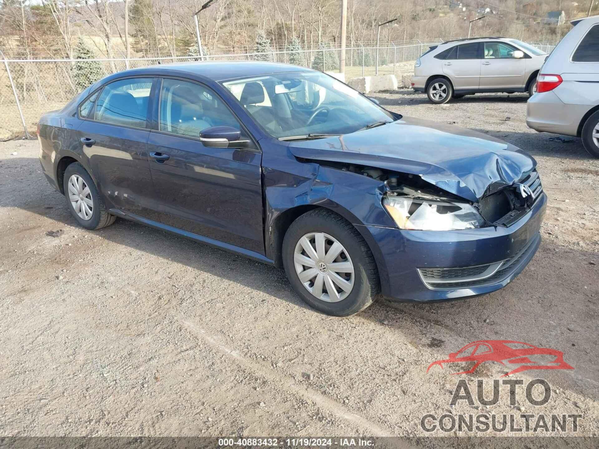 VOLKSWAGEN PASSAT 2013 - 1VWAP7A30DC020378