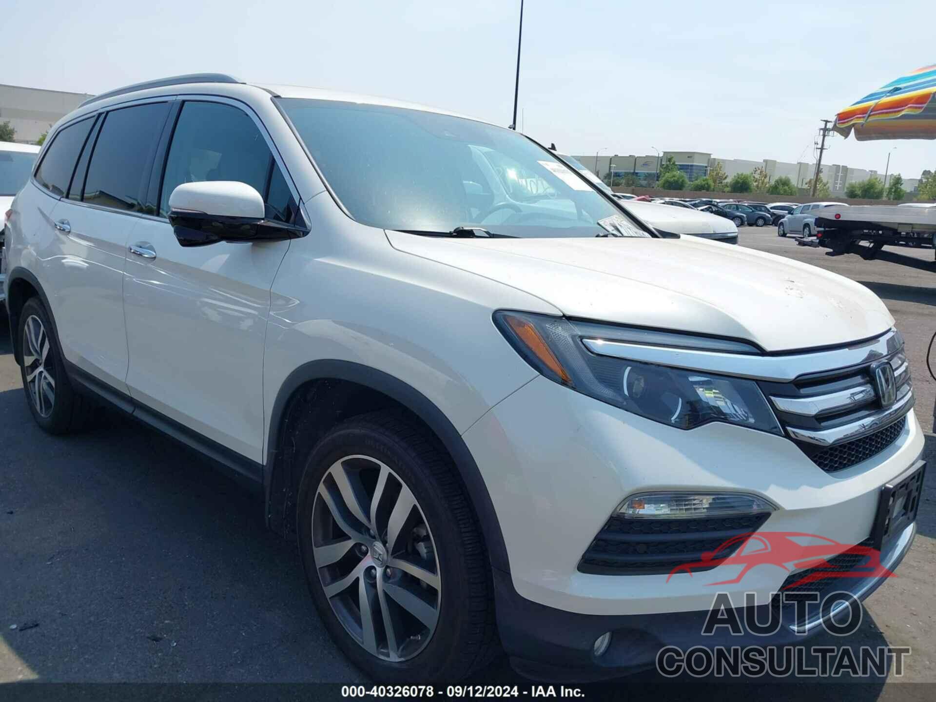 HONDA PILOT 2016 - 5FNYF6H95GB097425