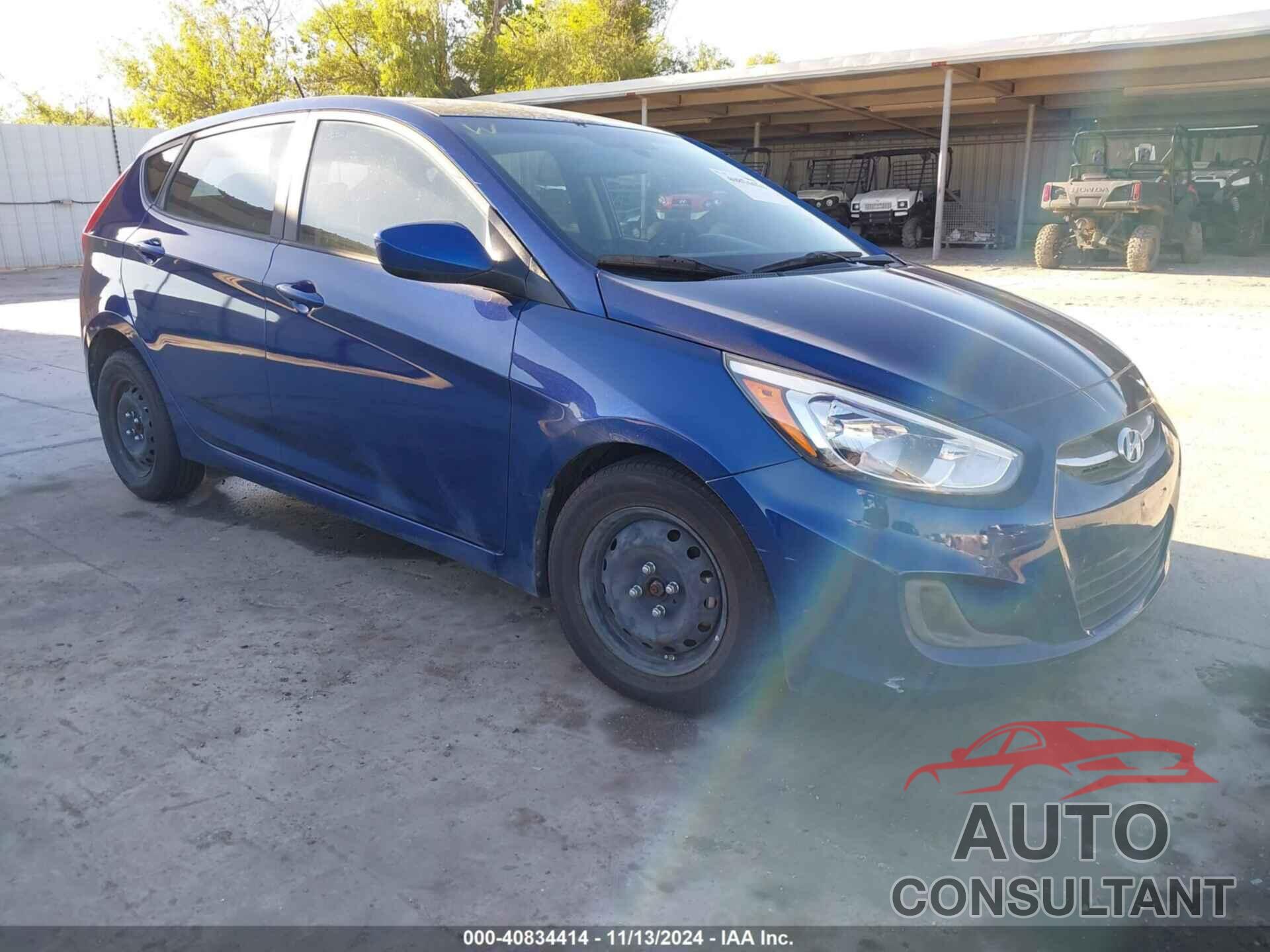 HYUNDAI ACCENT 2017 - KMHCT5AE2HU301025