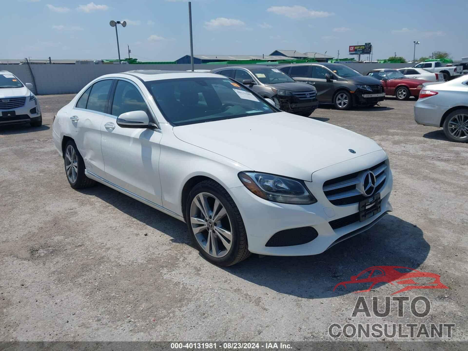 MERCEDES-BENZ C 300 2018 - 55SWF4KB5JU274925