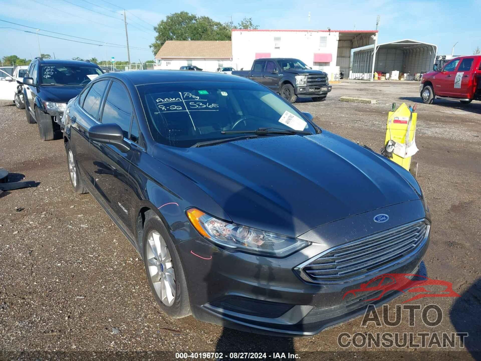 FORD FUSION HYBRID 2017 - 3FA6P0UU0HR226804