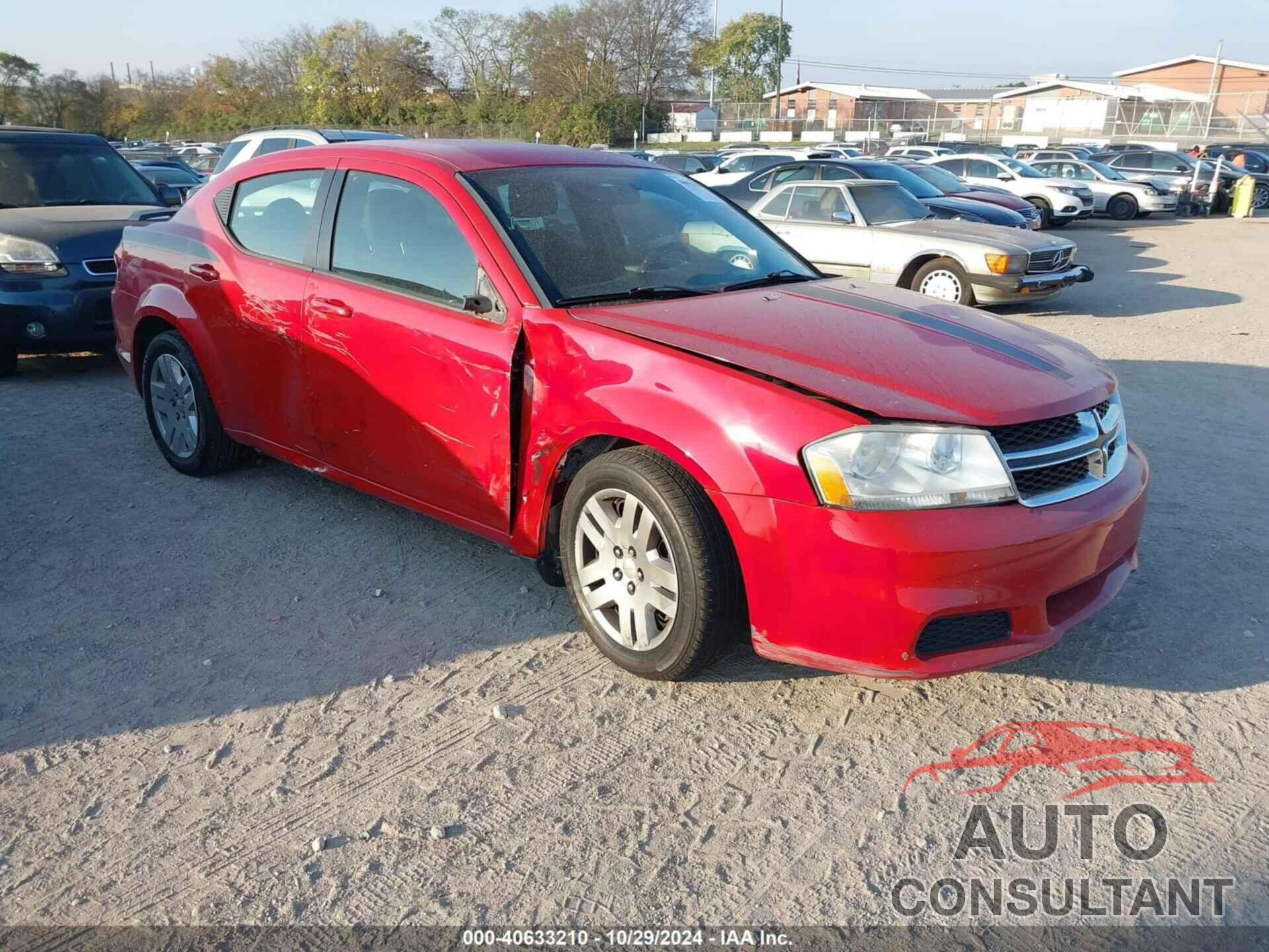 DODGE AVENGER 2013 - 1C3CDZAB5DN530161