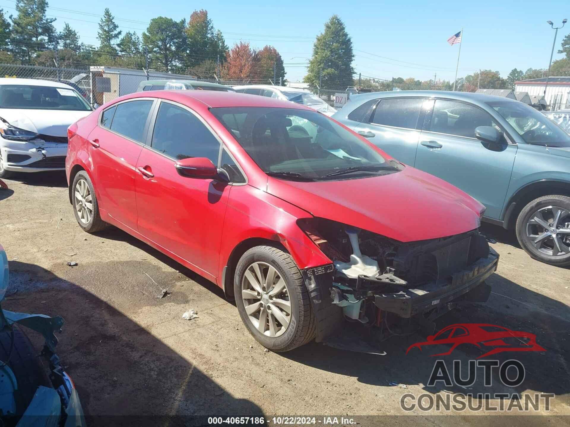 KIA FORTE 2016 - KNAFX4A66G5572362