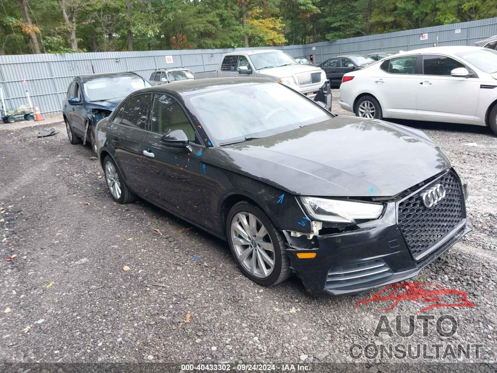 AUDI A4 2017 - WAUGMAF43HN048011