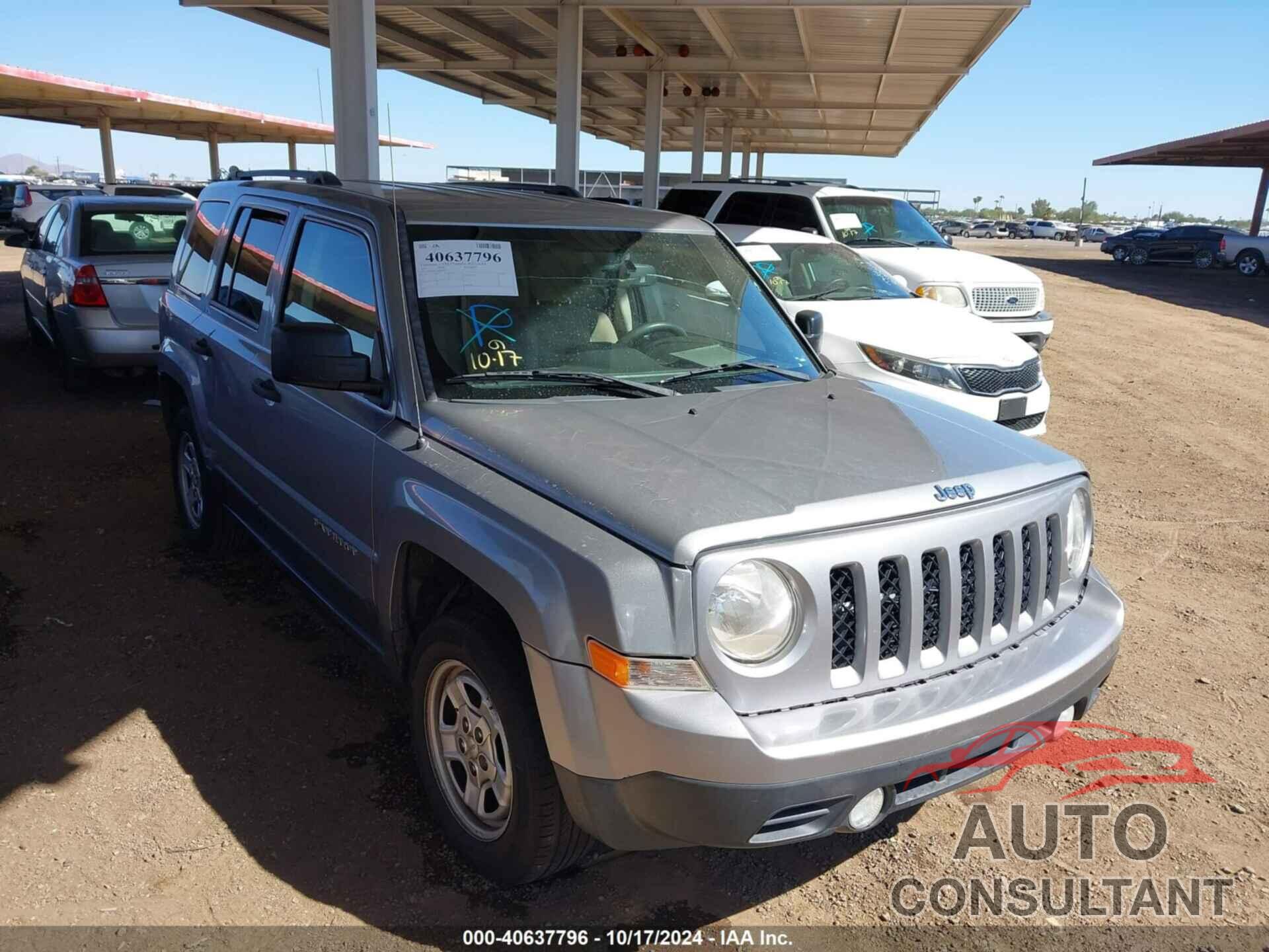 JEEP PATRIOT 2016 - 1C4NJPBA4GD503017