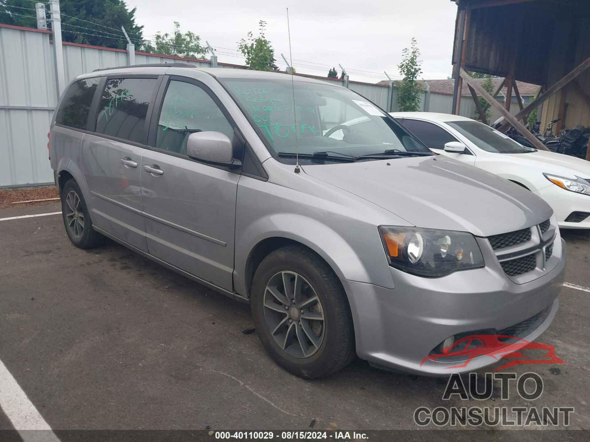 DODGE GRAND CARAVAN 2016 - 2C4RDGEG6GR265533