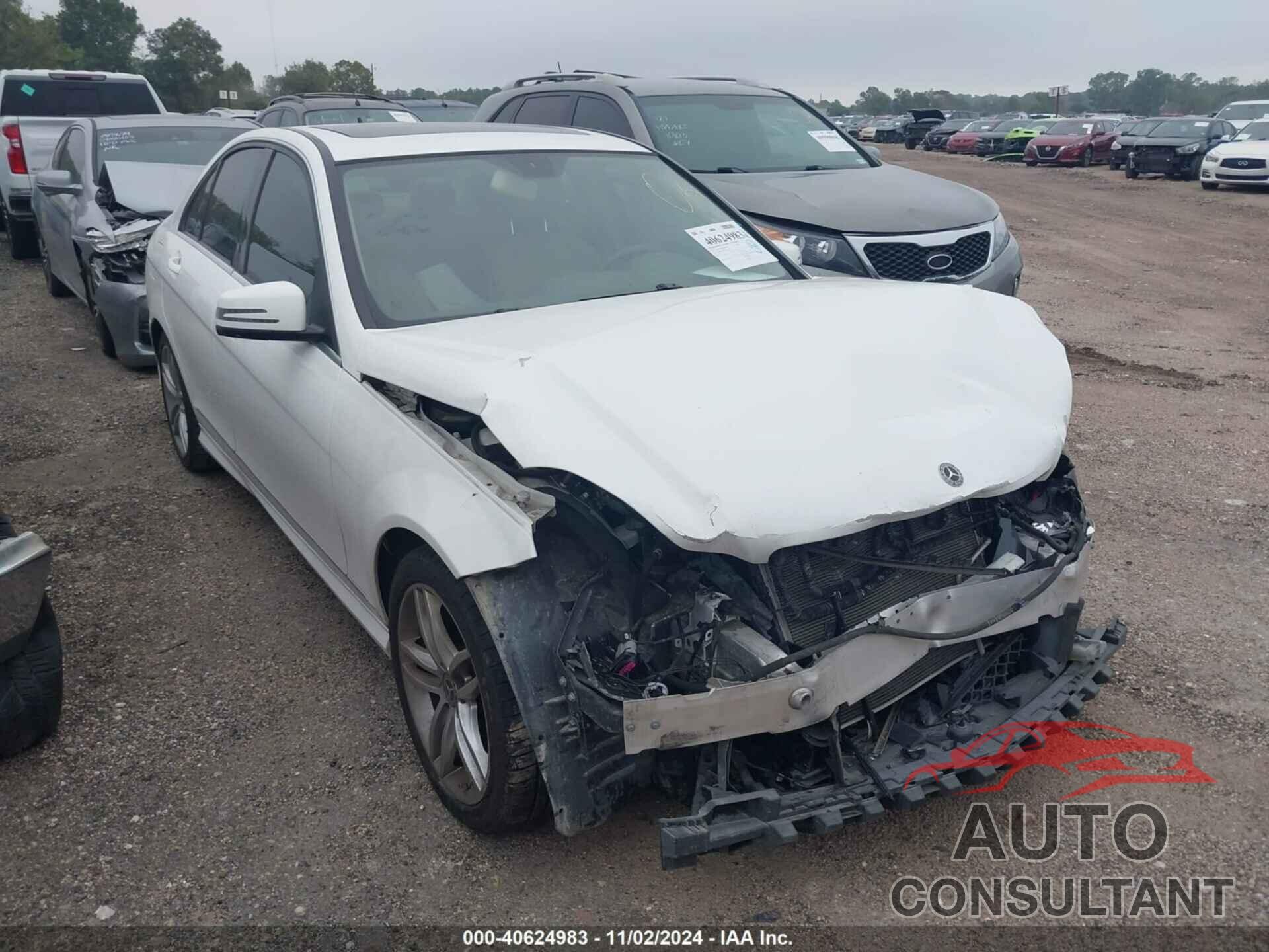 MERCEDES-BENZ C 300 2013 - WDDGF8AB9DG132494