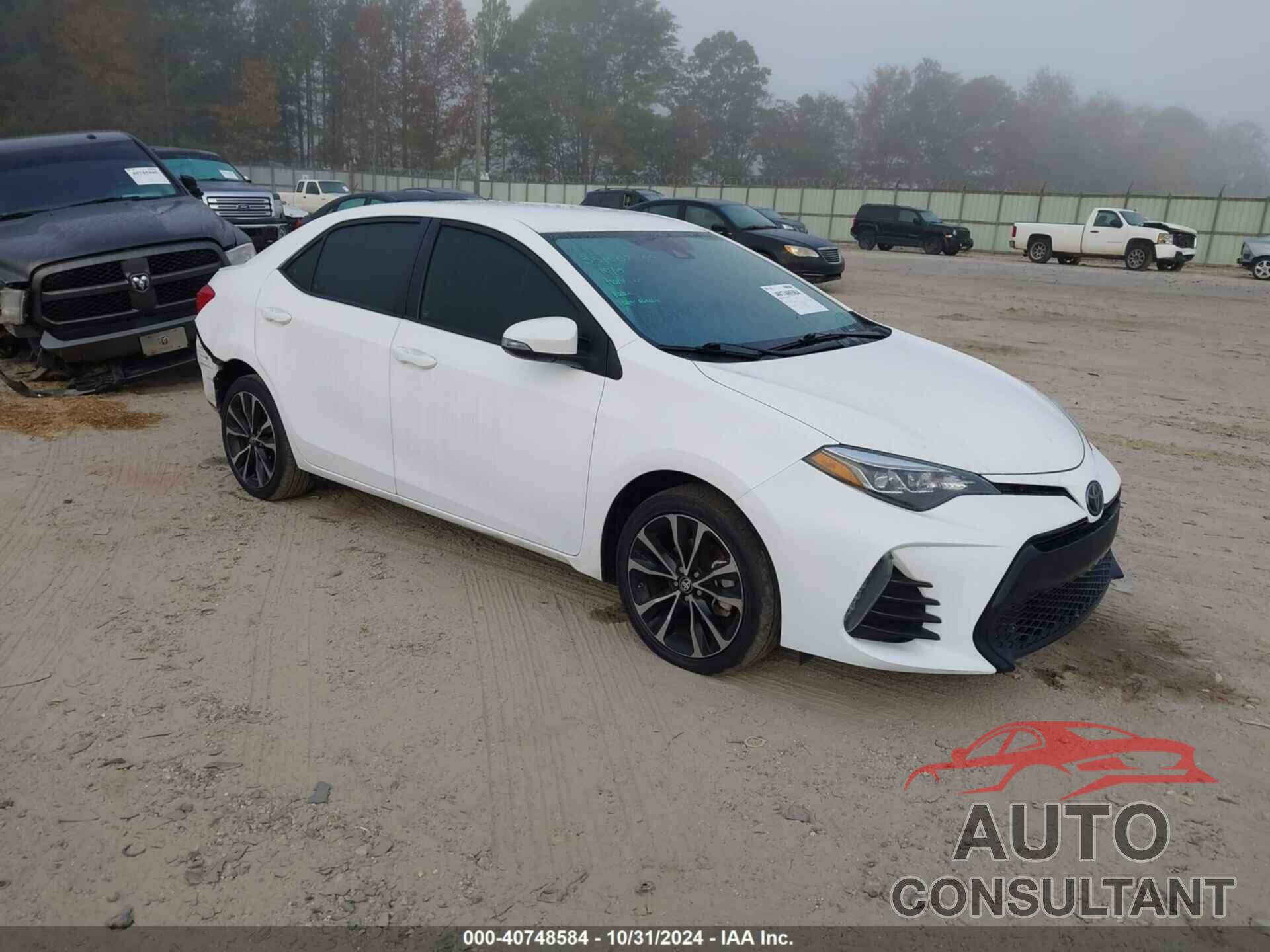 TOYOTA COROLLA 2019 - 2T1BURHE7KC216194