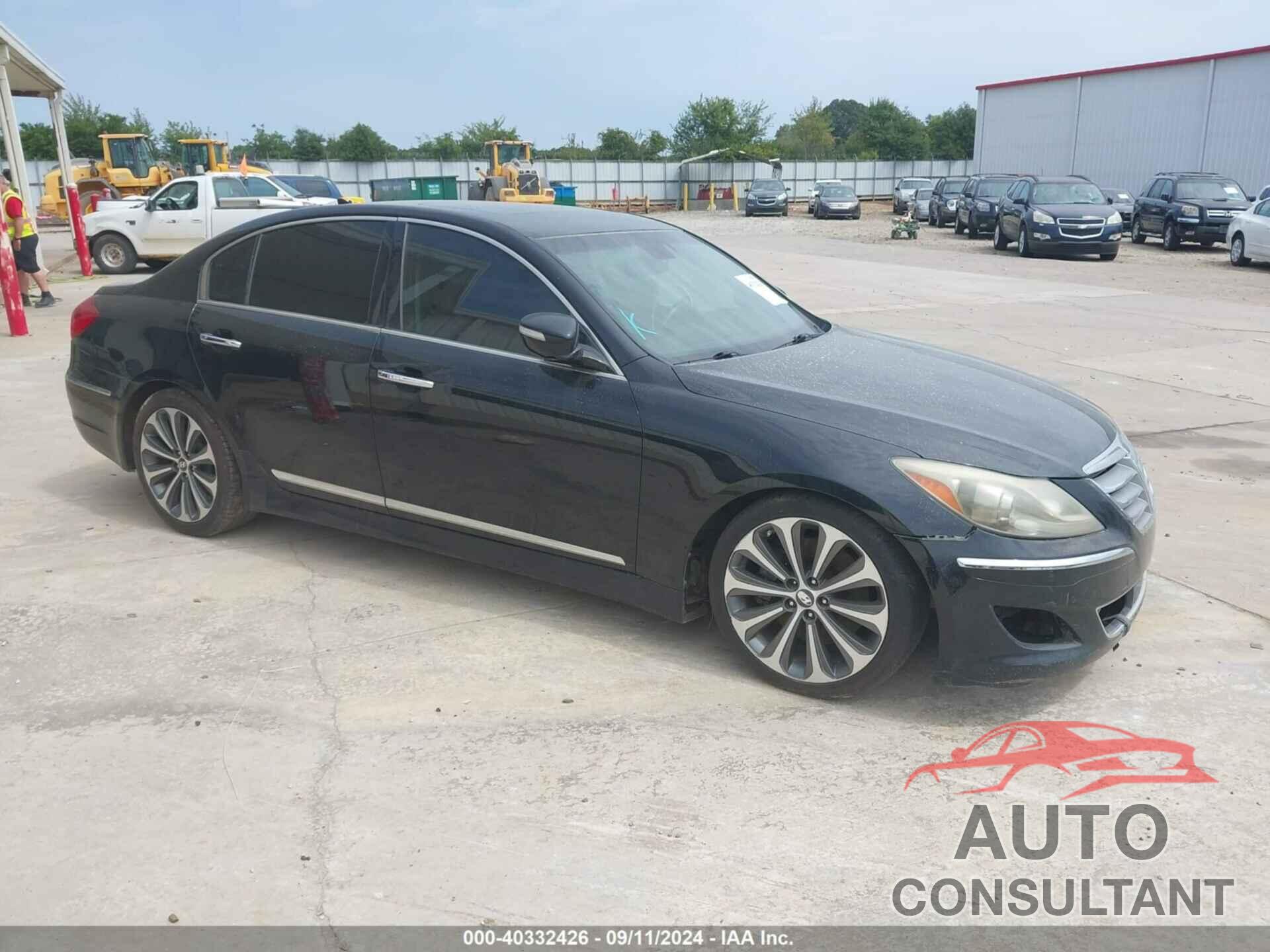 HYUNDAI GENESIS 2012 - KMHGC4DHXCU168914