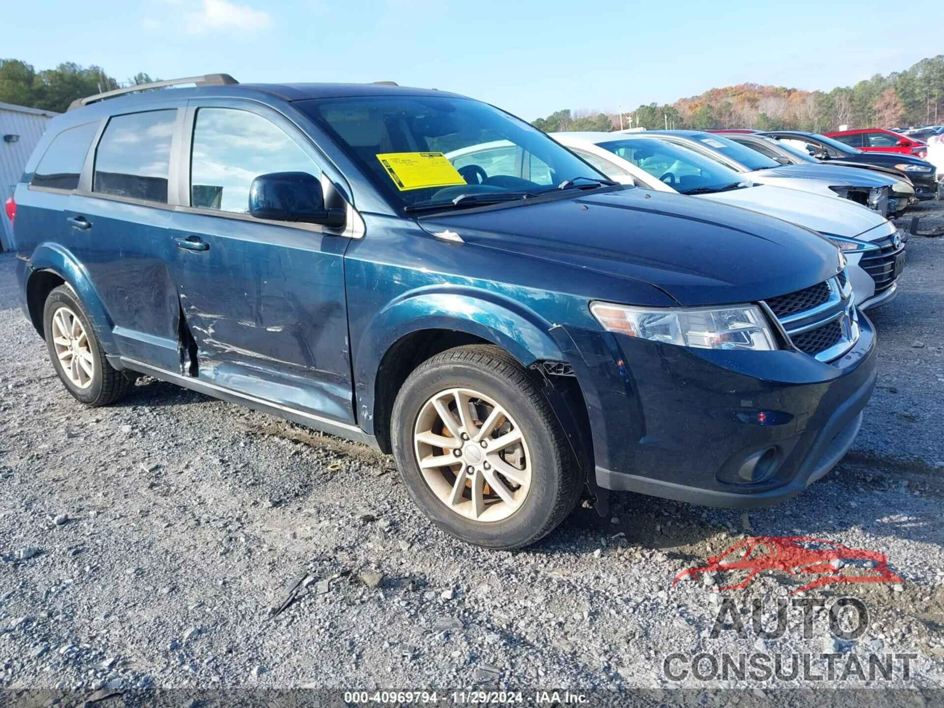 DODGE JOURNEY 2014 - 3C4PDCBB5ET309797