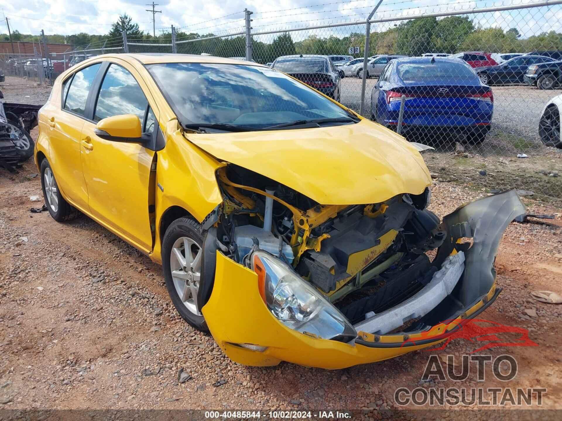 TOYOTA PRIUS C 2014 - JTDKDTB3XE1075148