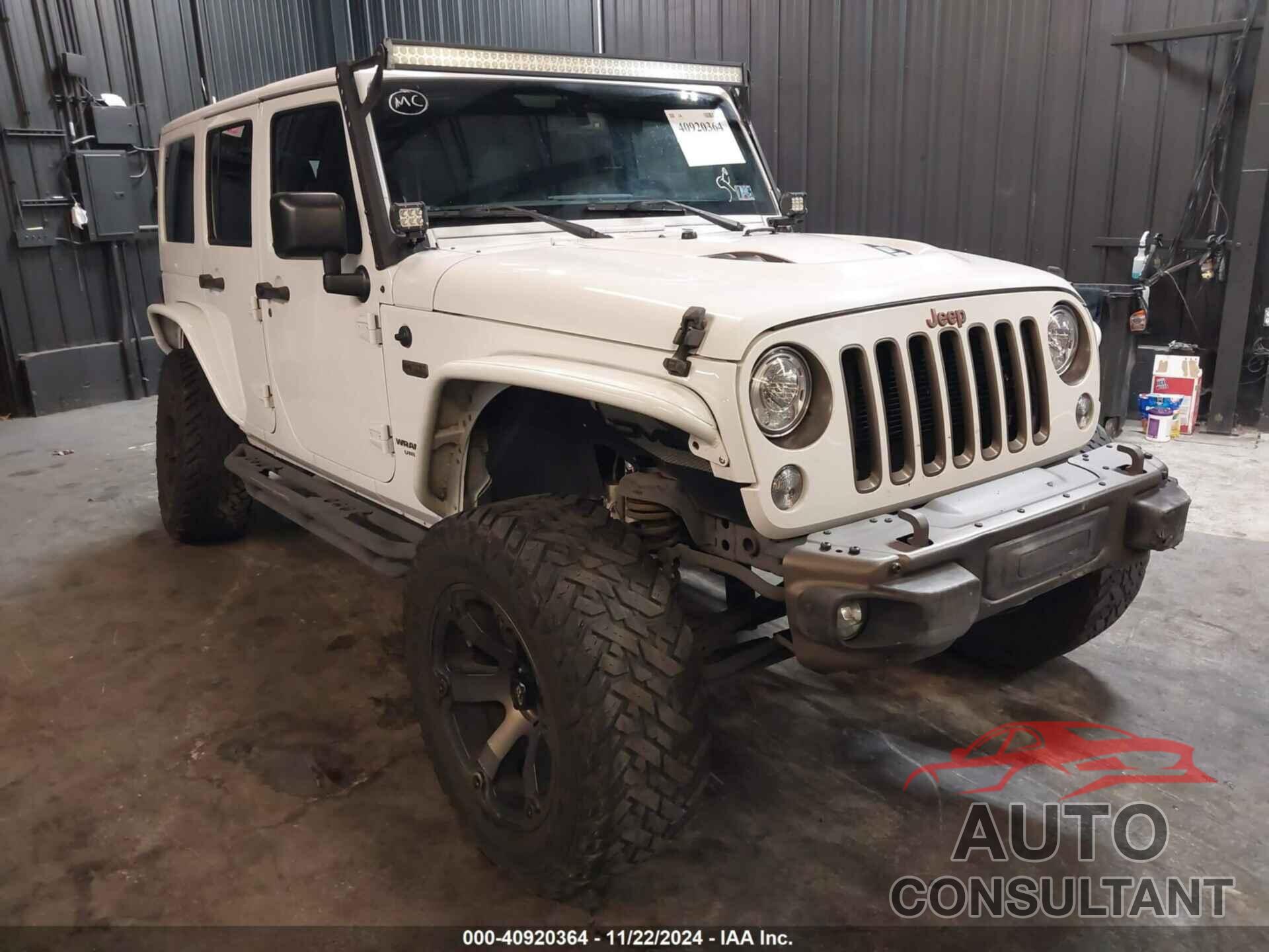 JEEP WRANGLER UNLIMITED 2017 - 1C4BJWEG5HL500891
