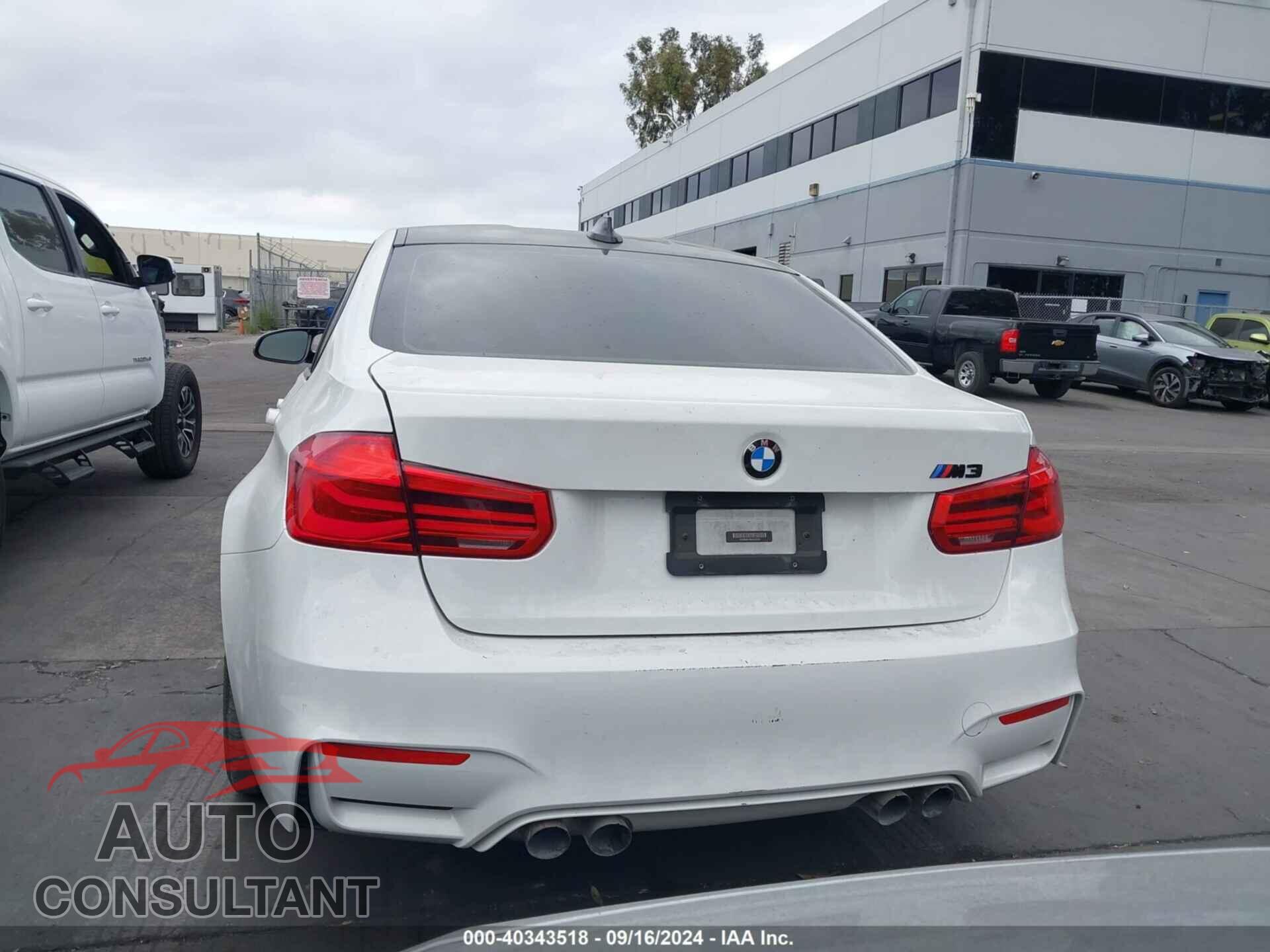 BMW M3 2017 - WBS8M9C38H5G85554