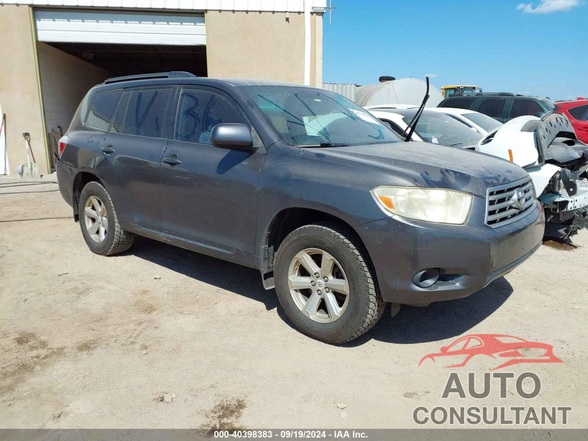 TOYOTA HIGHLANDER 2009 - JTEDA41A992005224