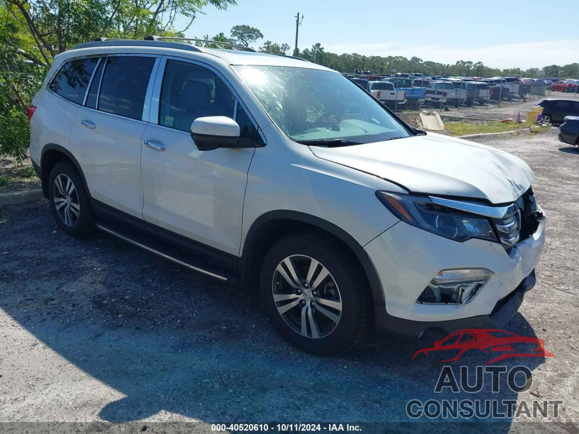 HONDA PILOT 2018 - 5FNYF5H59JB009863