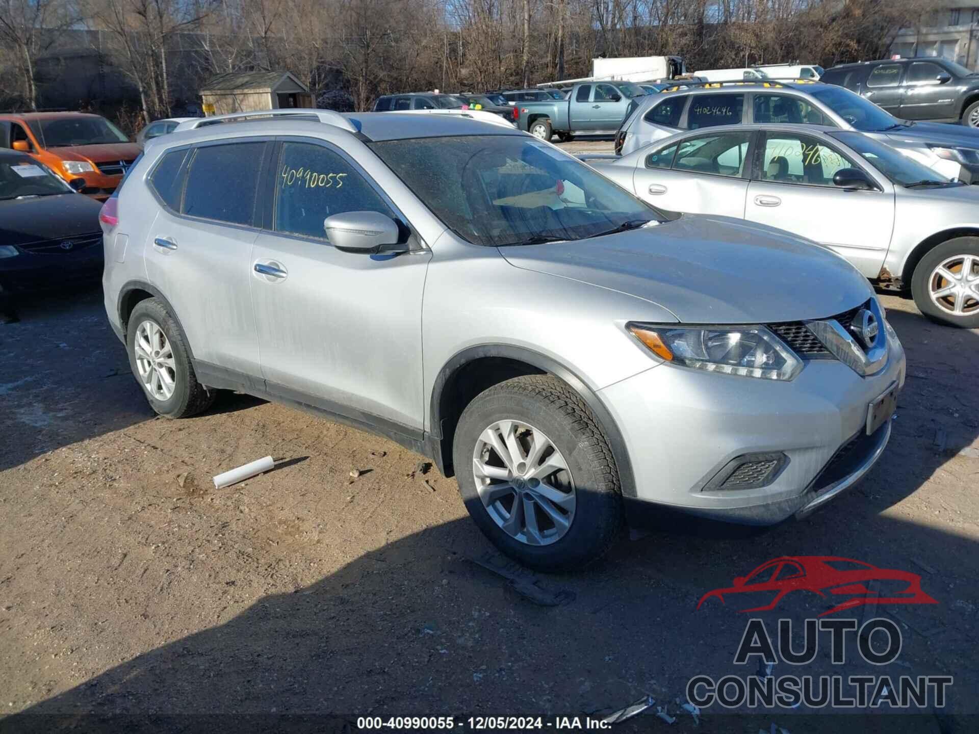 NISSAN ROGUE 2015 - KNMAT2MV5FP548489