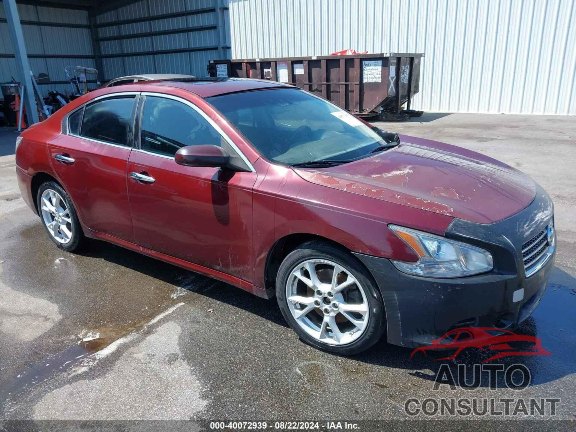 NISSAN MAXIMA 2012 - 1N4AA5AP6CC810140