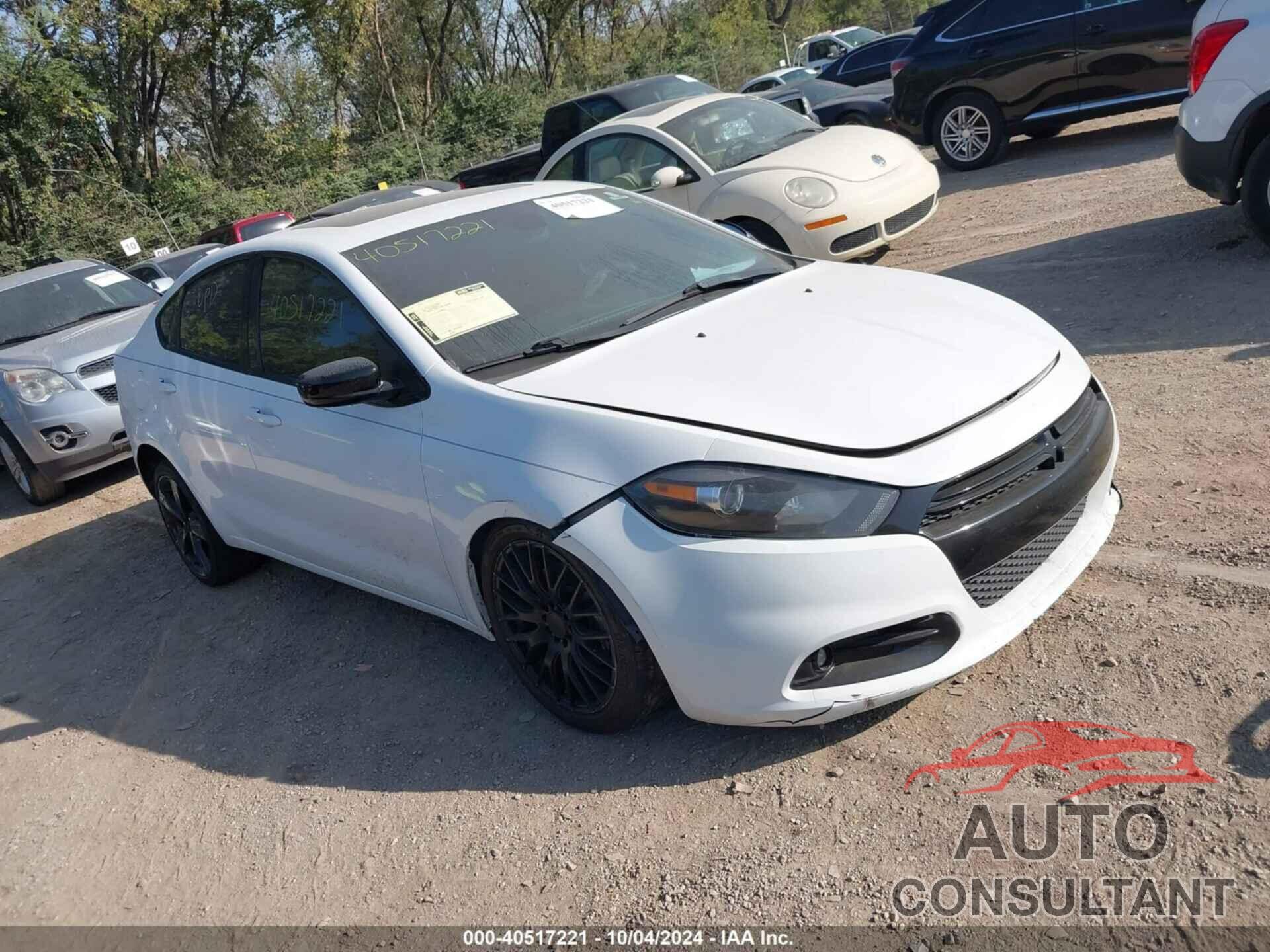 DODGE DART 2015 - 1C3CDFBB9FD422292