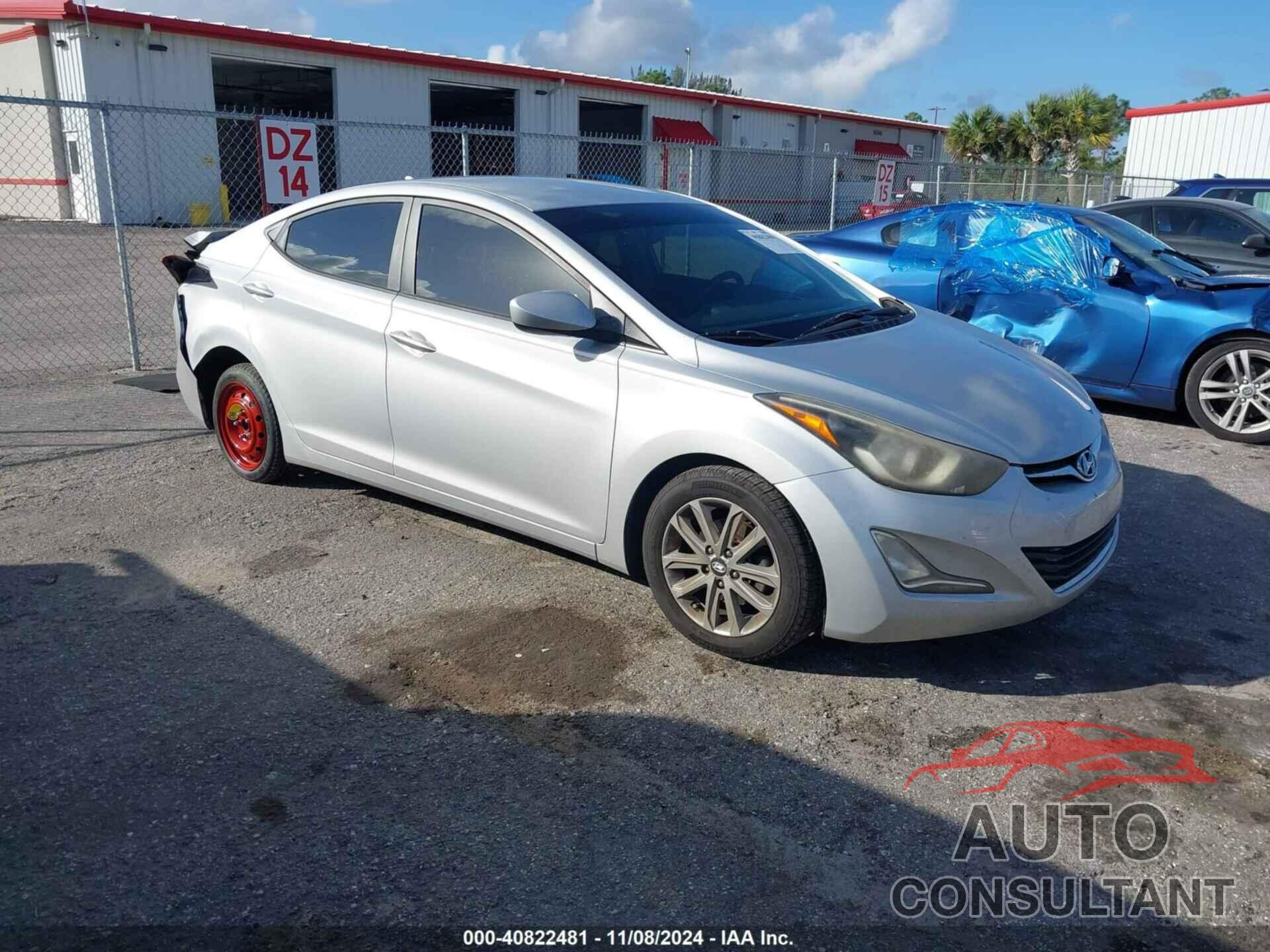 HYUNDAI ELANTRA 2014 - KMHDH4AE4EU084332