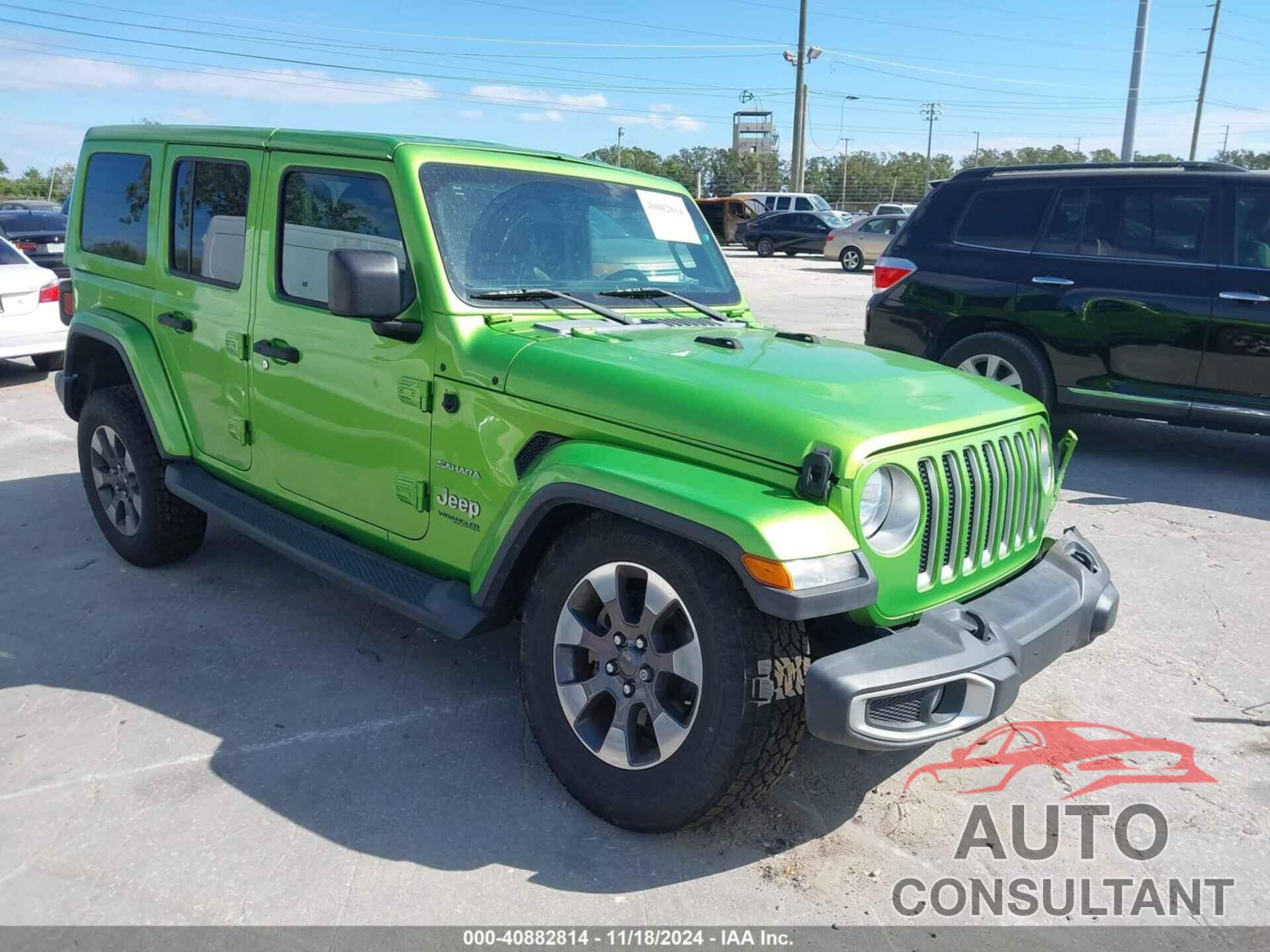 JEEP WRANGLER UNLIMITED 2018 - 1C4HJXEN7JW260195