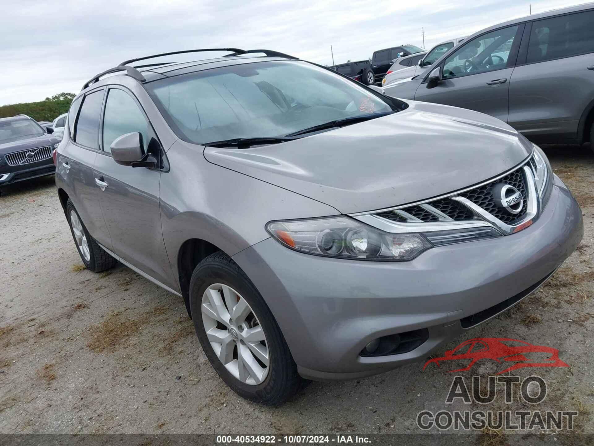 NISSAN MURANO 2011 - JN8AZ1MU9BW052275