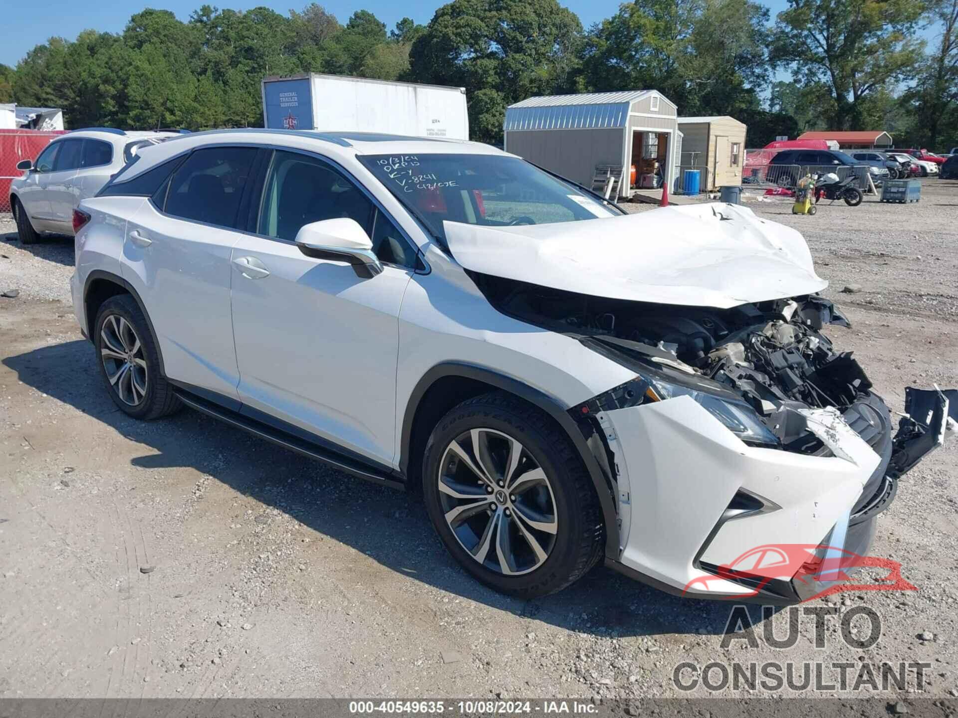 LEXUS RX 350 2019 - 2T2BZMCA7KC188241