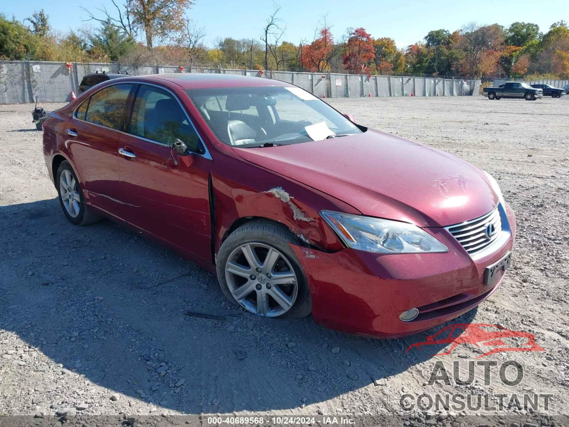 LEXUS ES 350 2009 - JTHBJ46G892285788