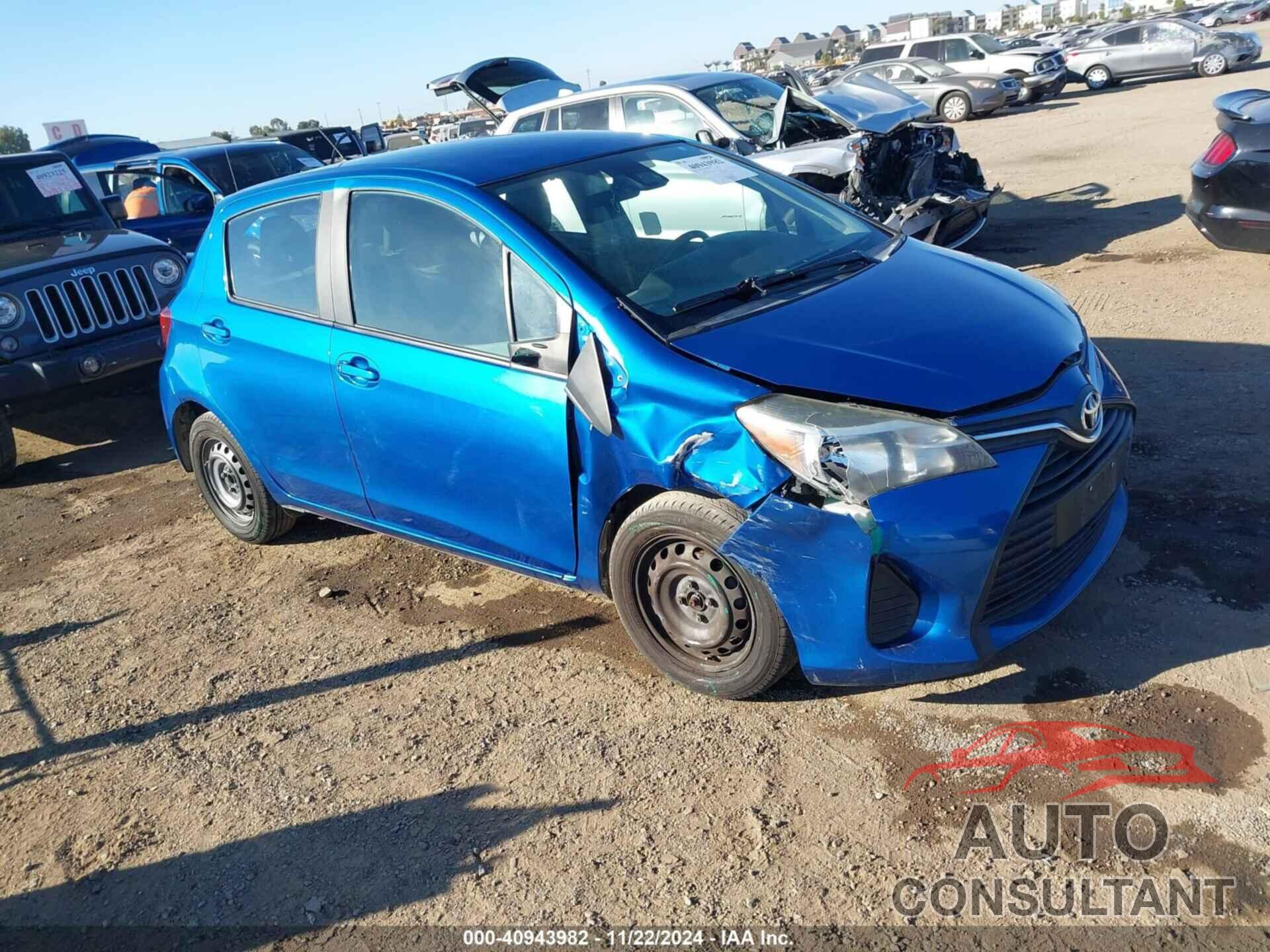 TOYOTA YARIS 2017 - VNKKTUD35HA081344