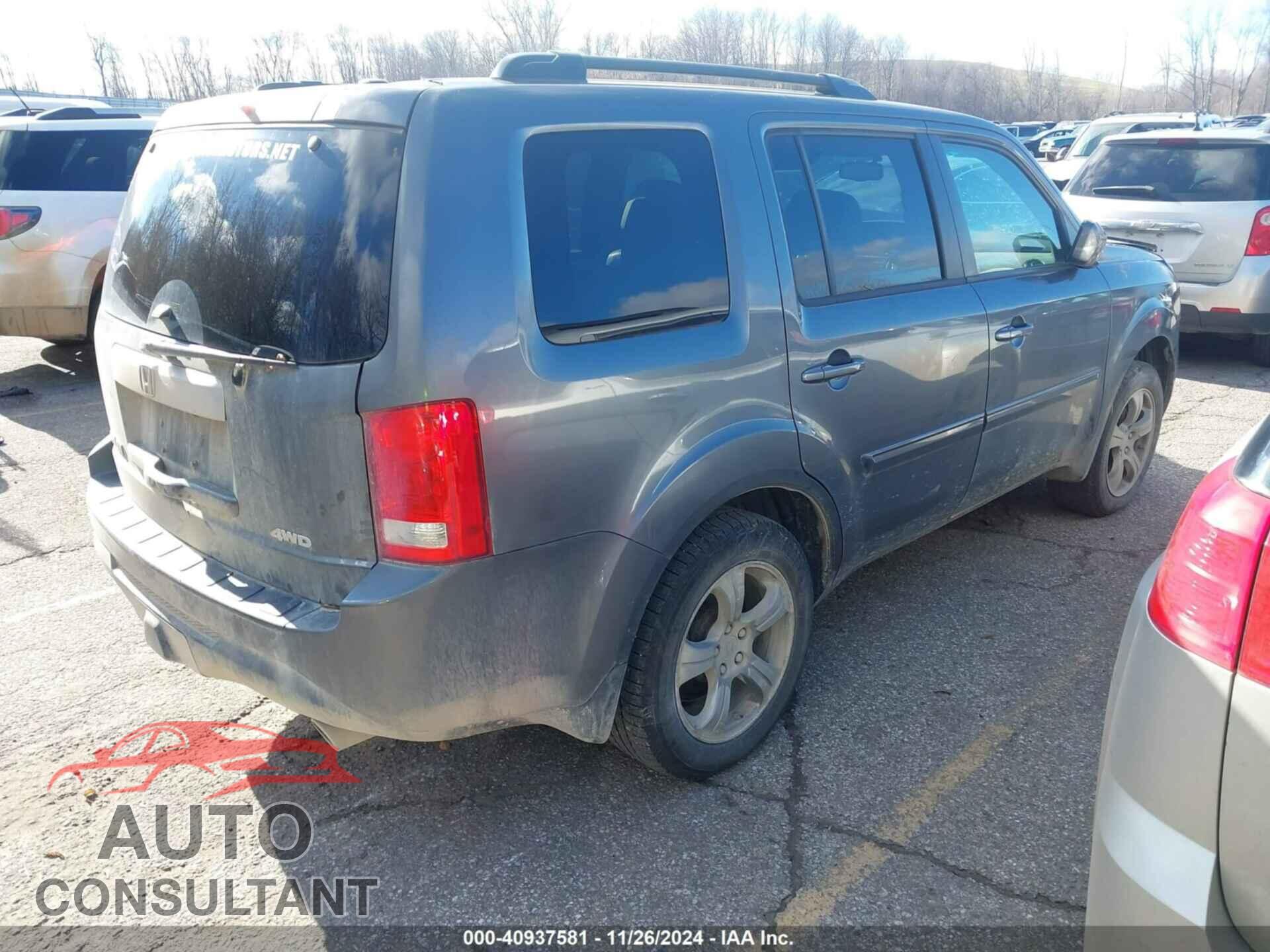 HONDA PILOT 2012 - 5FNYF4H57CB503152