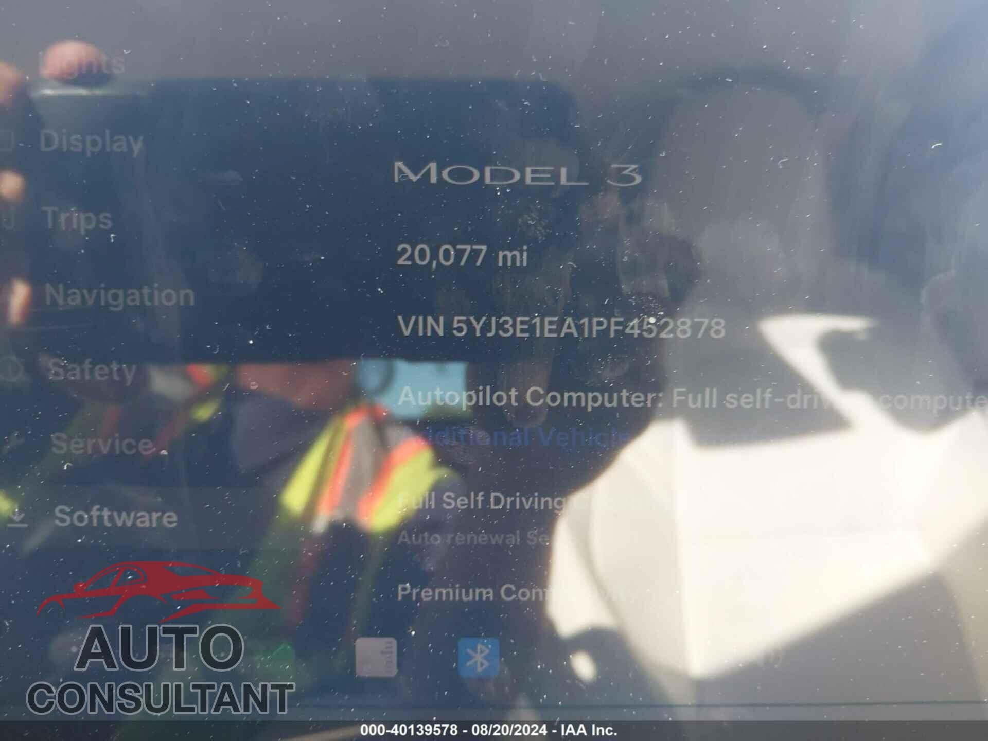 TESLA MODEL 3 2023 - 5YJ3E1EA1PF452878