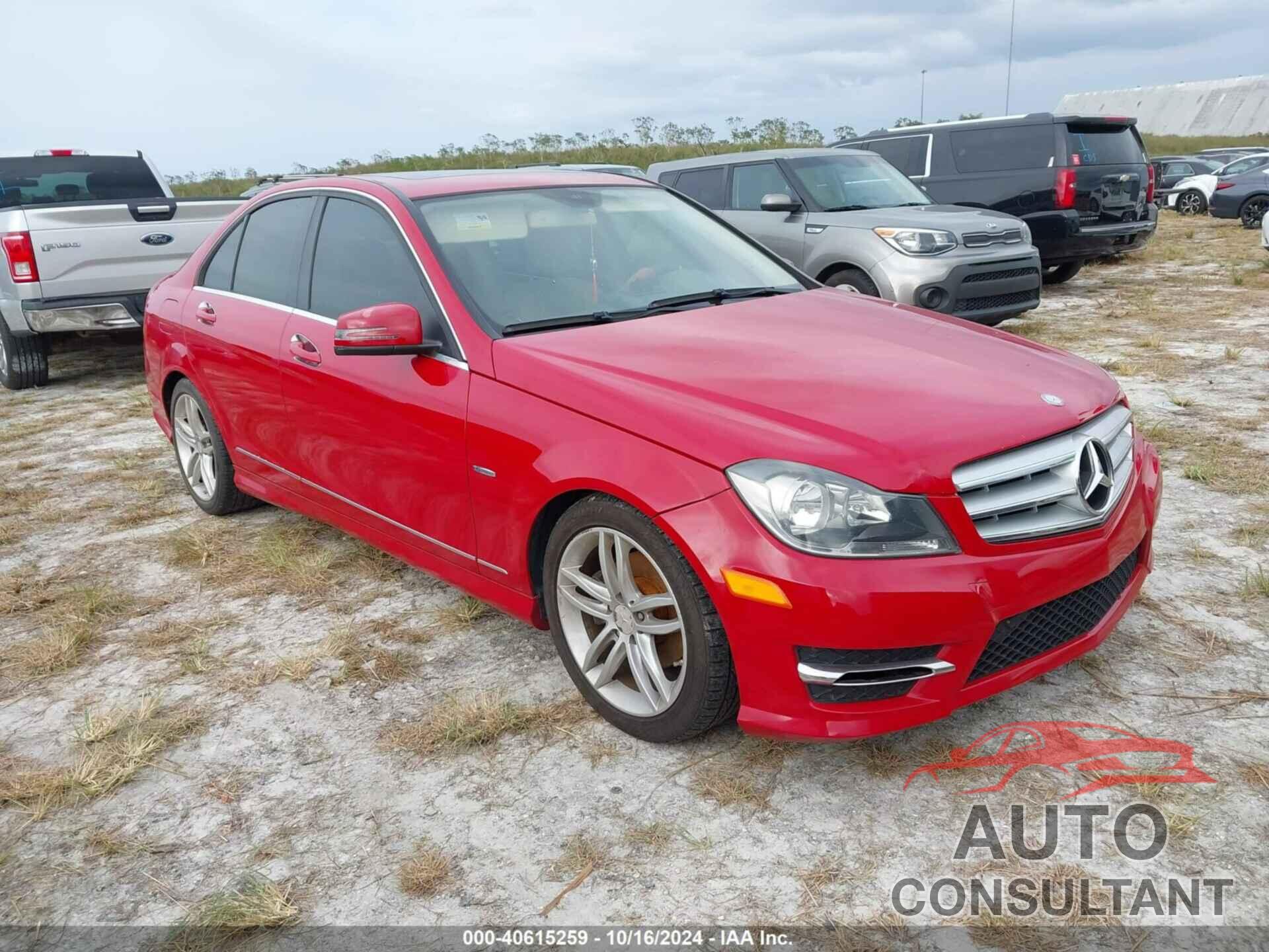MERCEDES-BENZ C 250 2012 - WDDGF4HB3CR235198