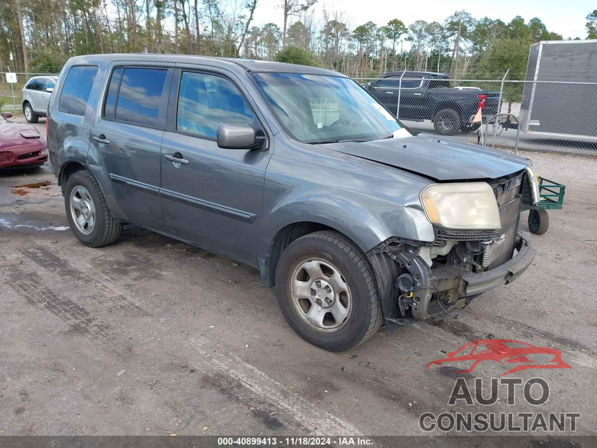 HONDA PILOT 2011 - 5FNYF3H54BB040122