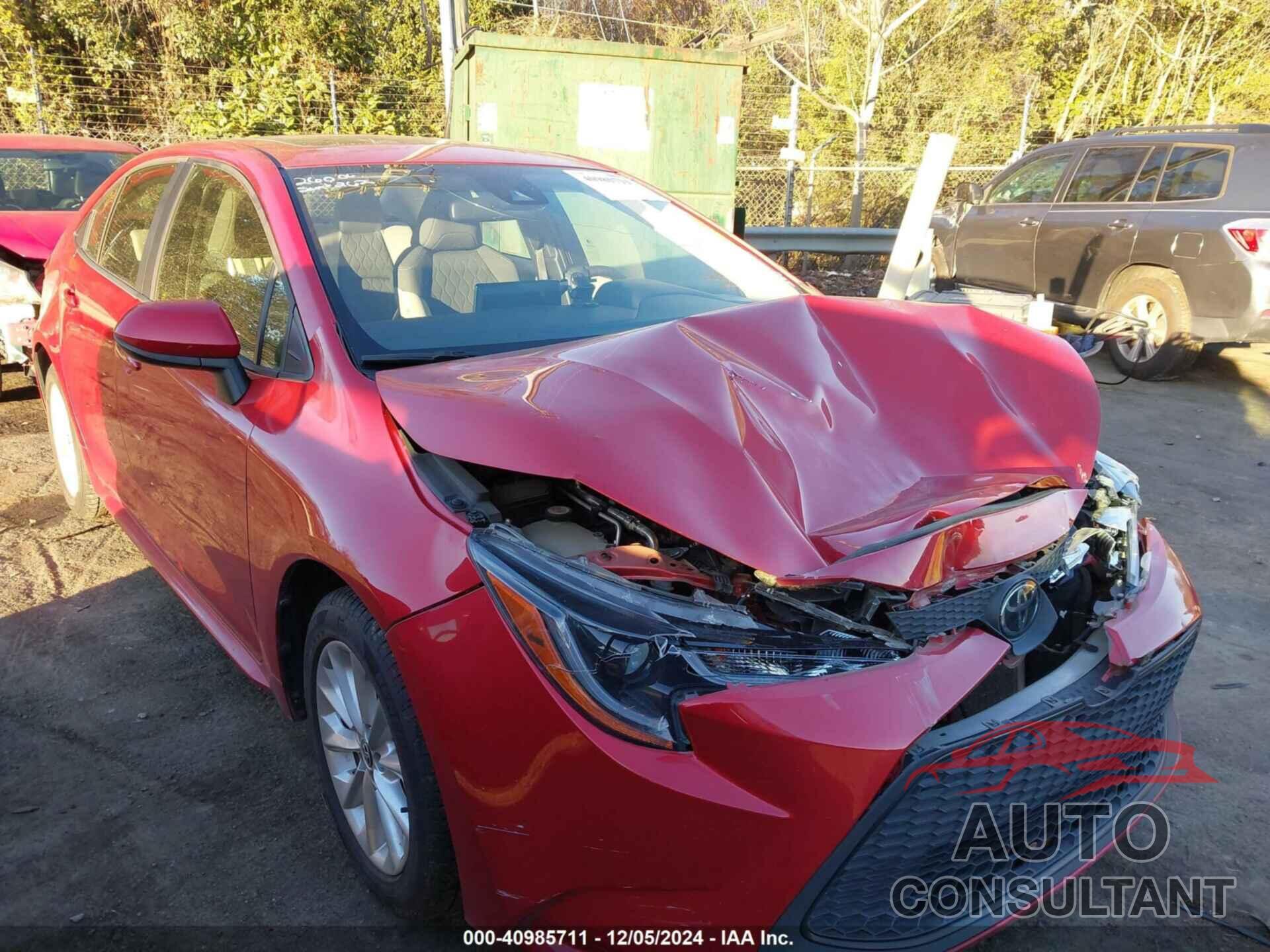 TOYOTA COROLLA 2020 - JTDHPRAE4LJ006847