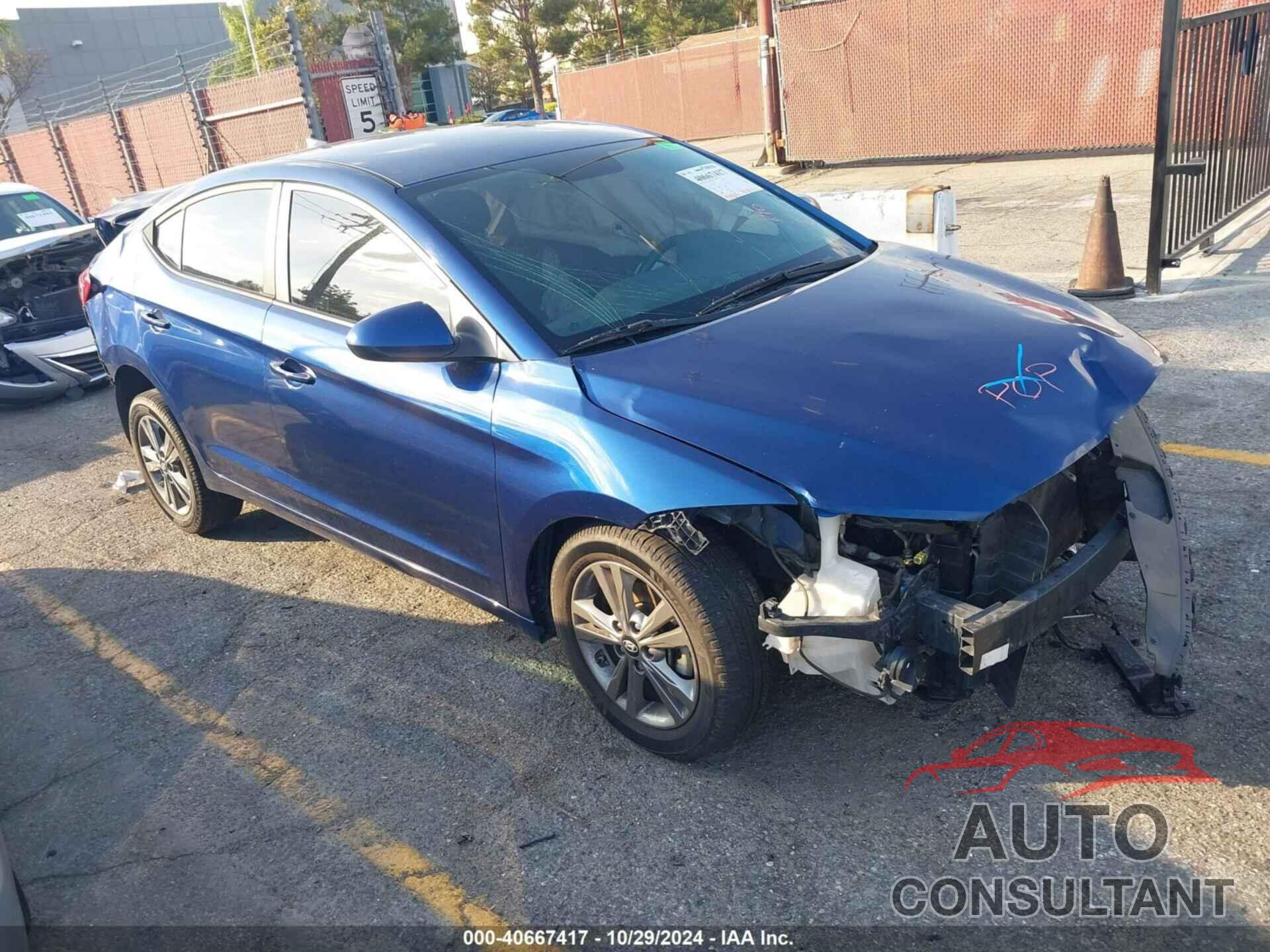 HYUNDAI ELANTRA 2017 - 5NPD84LF5HH074899