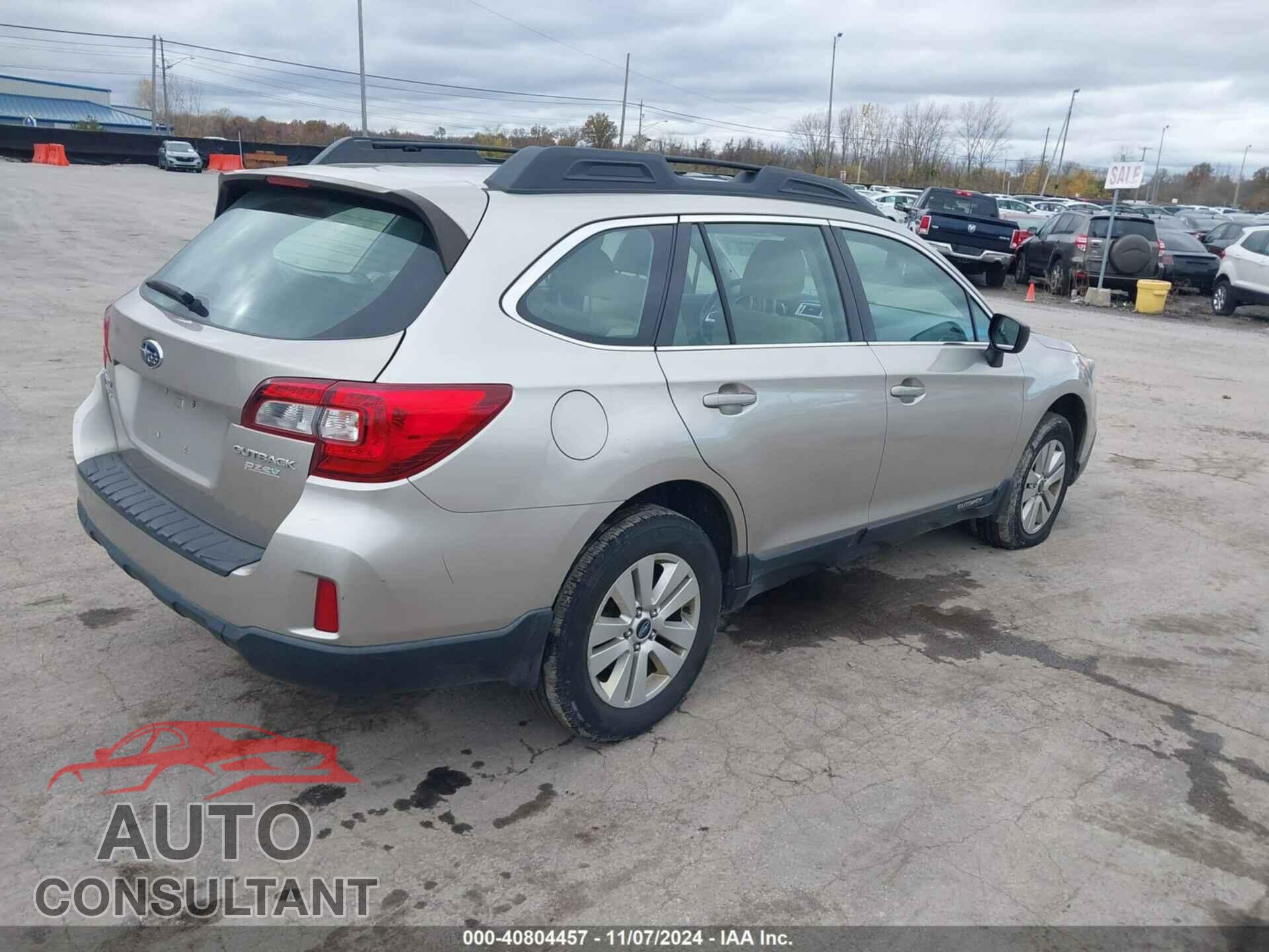 SUBARU OUTBACK 2017 - 4S4BSAAC9H3399806