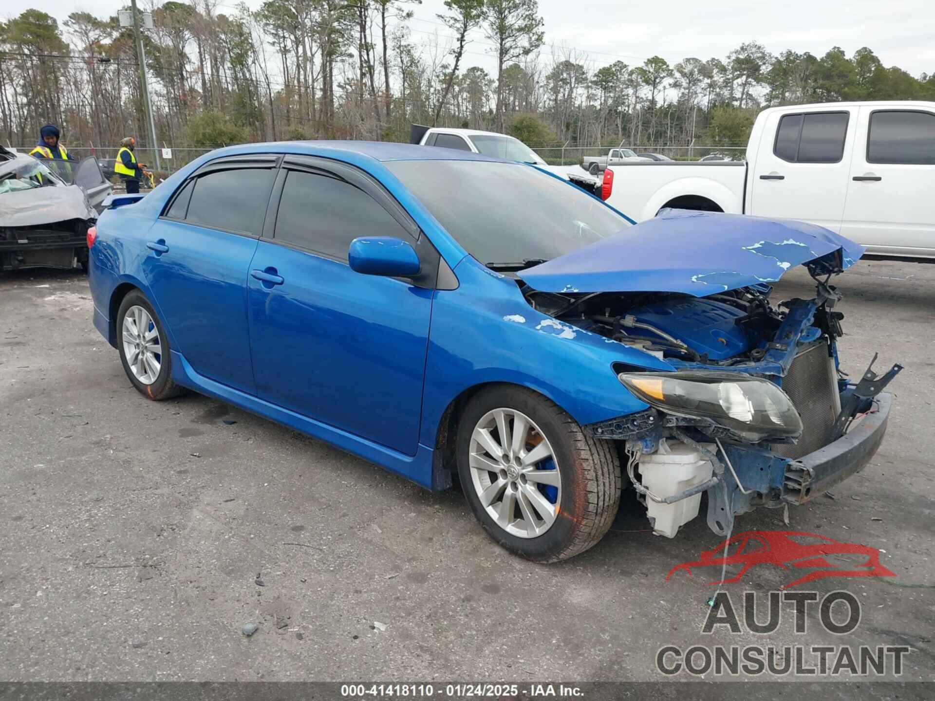 TOYOTA COROLLA 2009 - 2T1BU40E99C150028