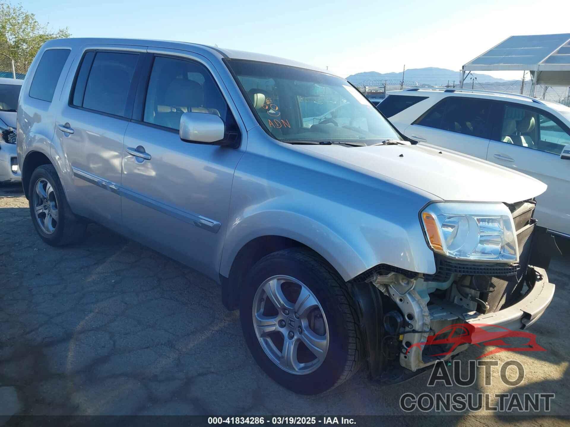 HONDA PILOT 2012 - 5FNYF3H58CB038956