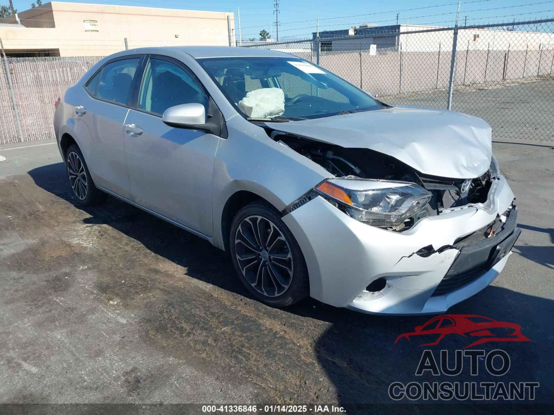 TOYOTA COROLLA 2015 - 5YFBURHE9FP180689