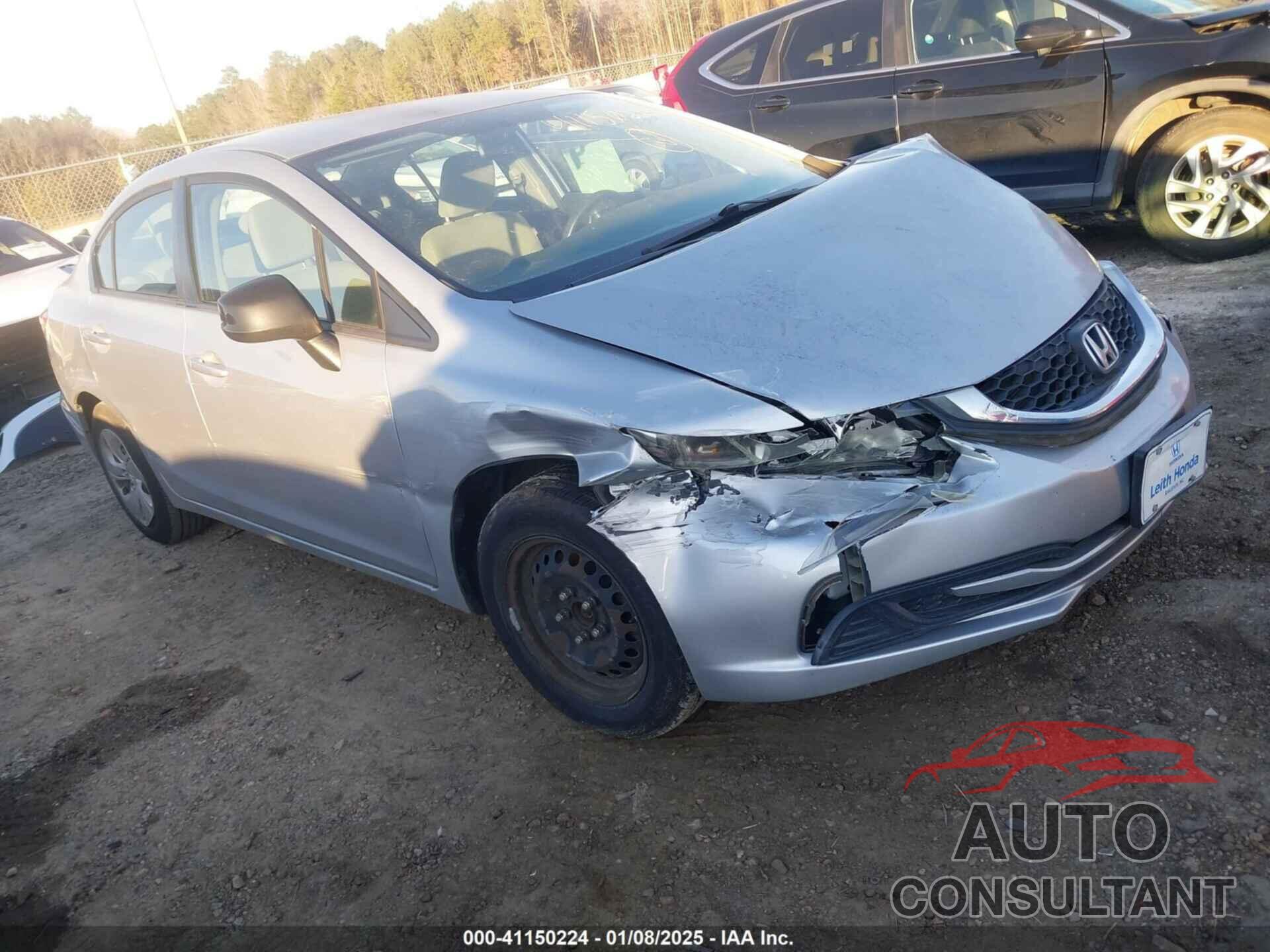 HONDA CIVIC 2013 - 2HGFB2F53DH542618