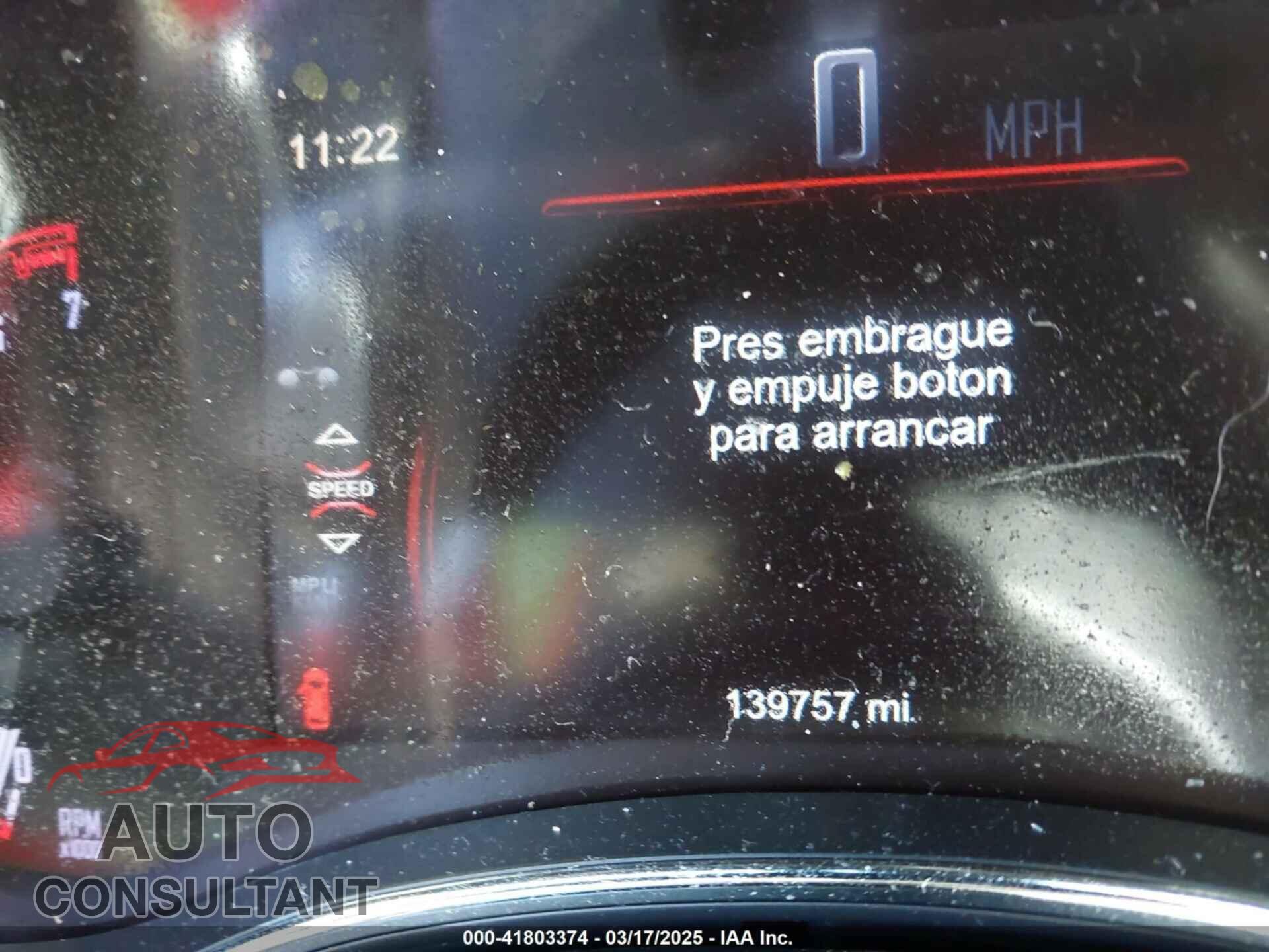 DODGE DURANGO 2014 - 1C4RDJFG8EC522628