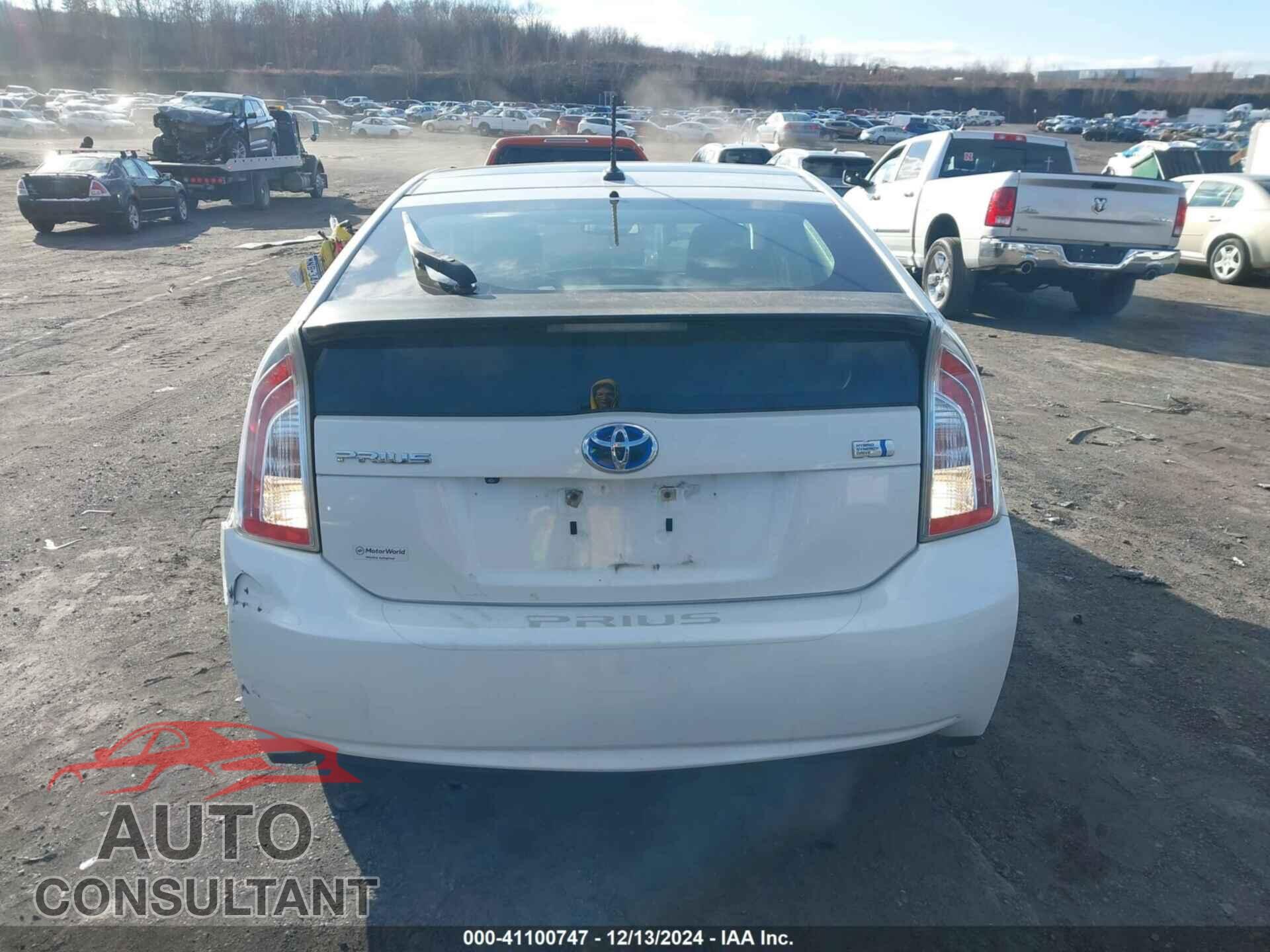 TOYOTA PRIUS 2012 - JTDKN3DU2C1592122