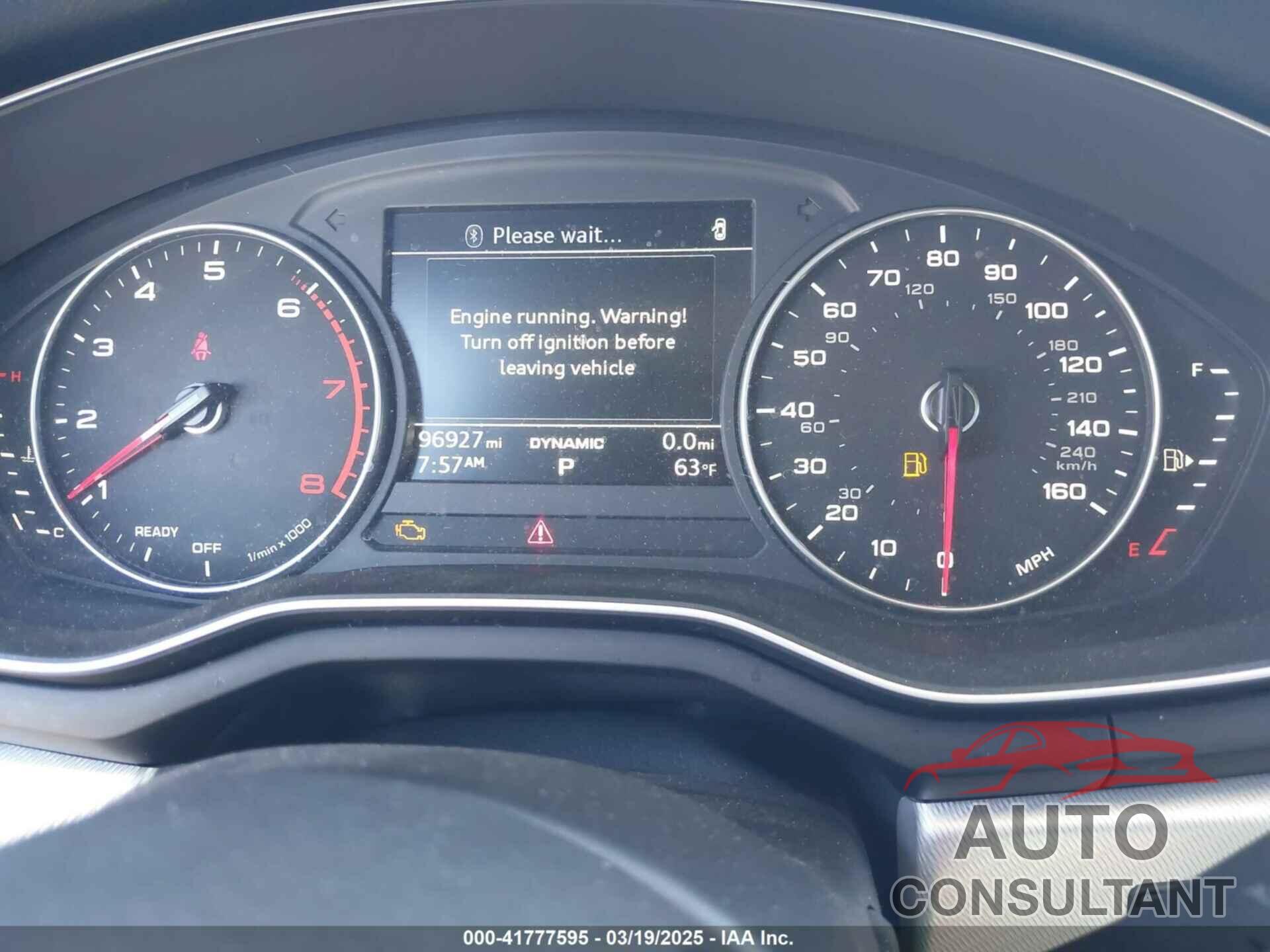 AUDI A4 2018 - WAUKMAF41JA122159